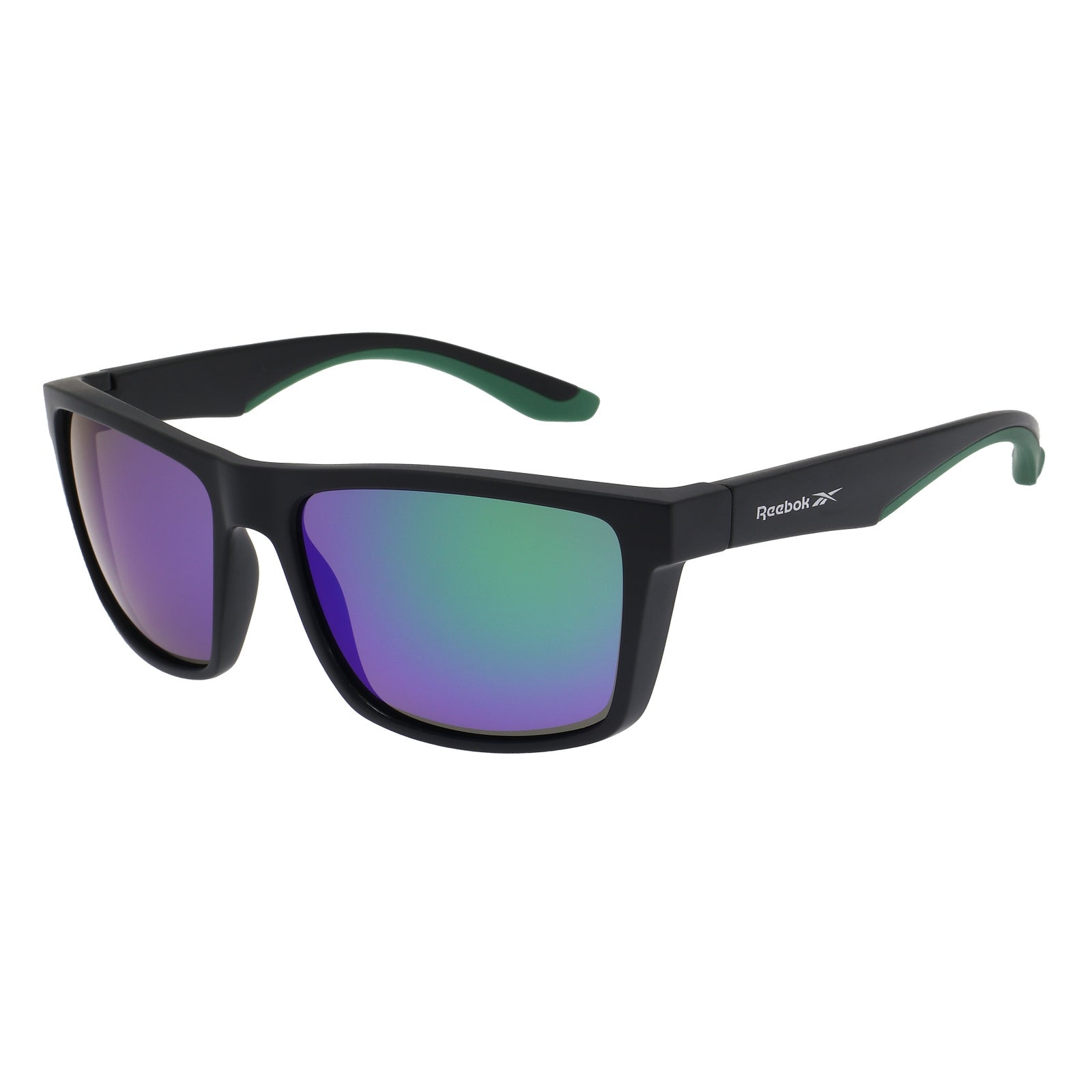 Myprotein UK Reebok Score Sunglasses - Black/Green Mirror