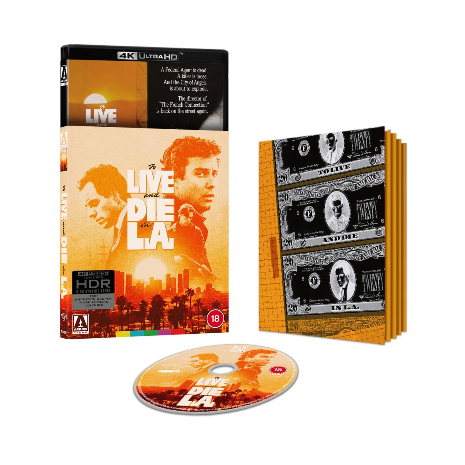 Arrow Films To Live And Die In L.A. Limited Edition 4K Uhd
