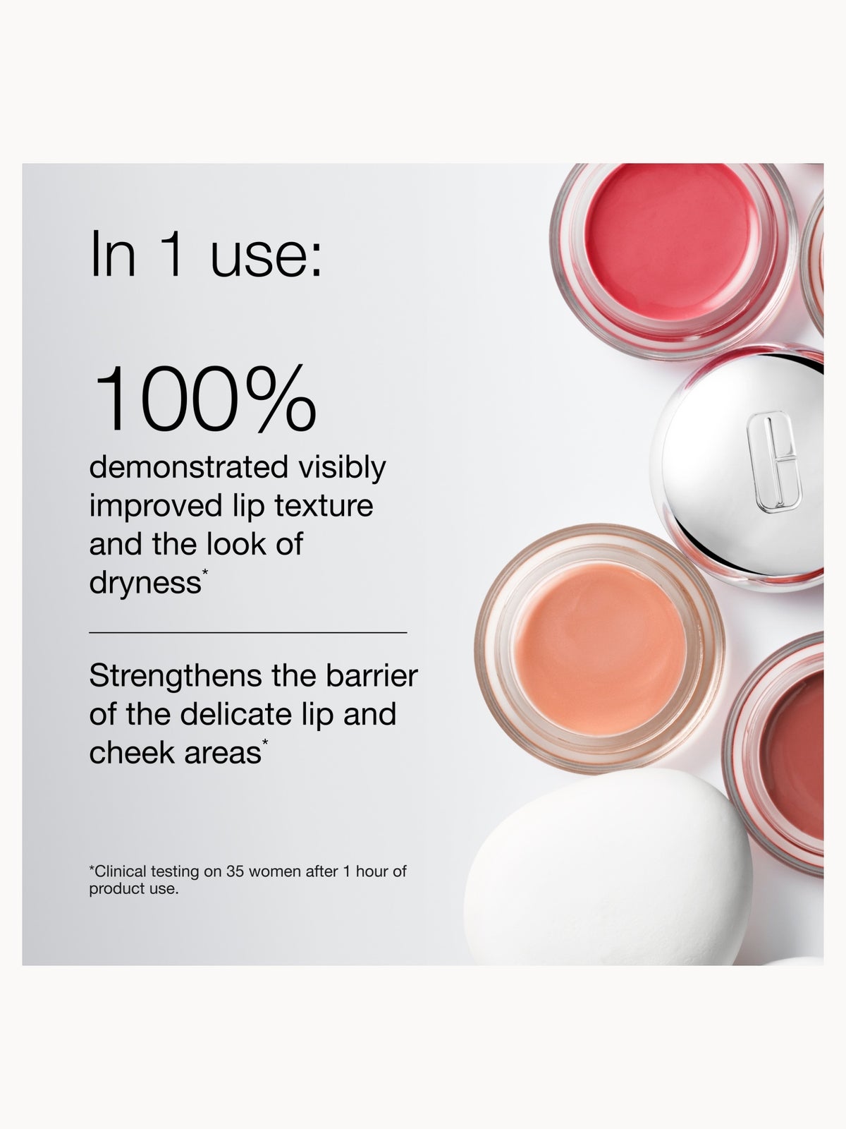 Clinique Daily Calm™ Lip + Cheek Color 5g (Various Shades) - Soft Berry 4