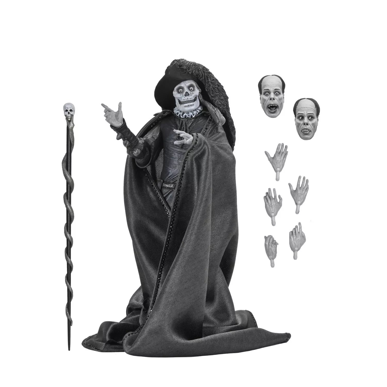 NECA The Phantom Of The Opera (1925)  Masque Of The Red Death  Ultimate 7 Inch Action Figure (B/W Version)