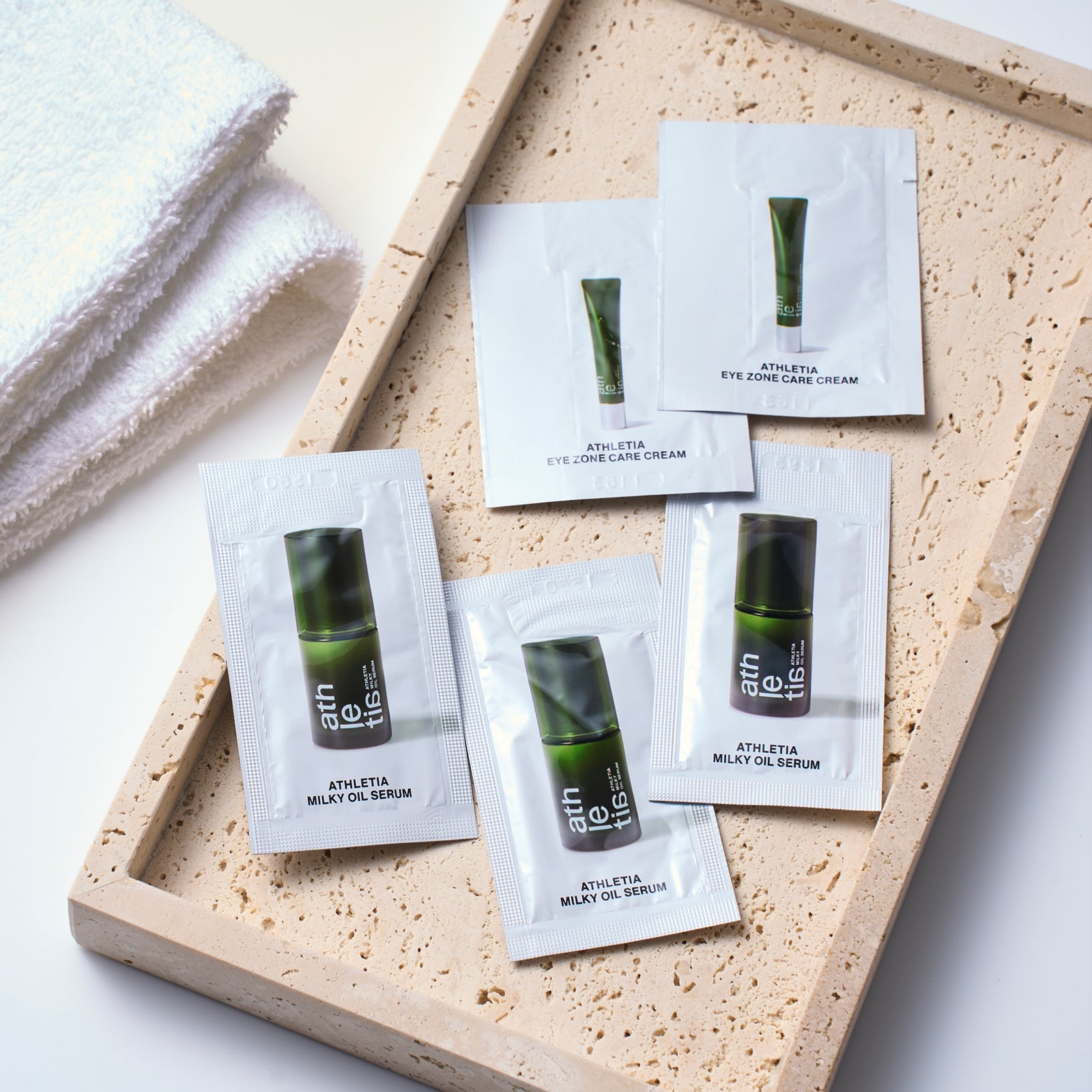 Milky Oil Serum & Eye Cream Sample Set