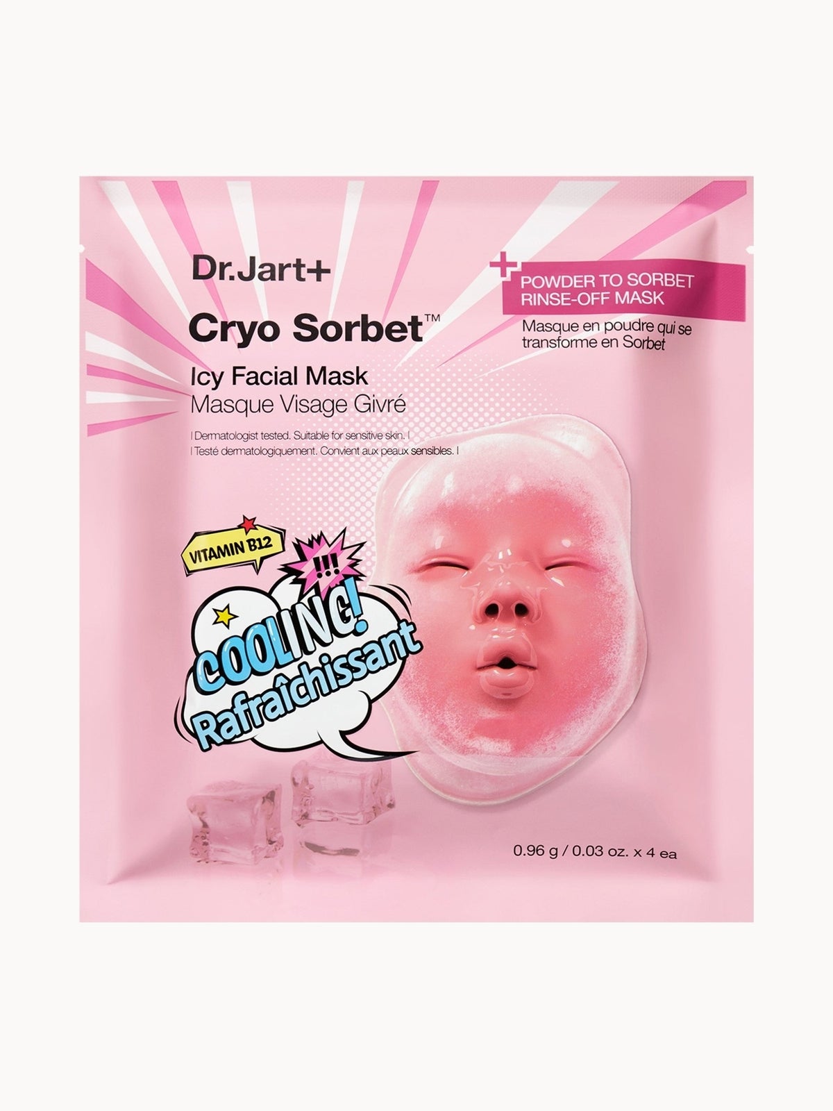 Dr.Jart+ Cryo Sorbet™ Icy Facial Mask - 4 Pack