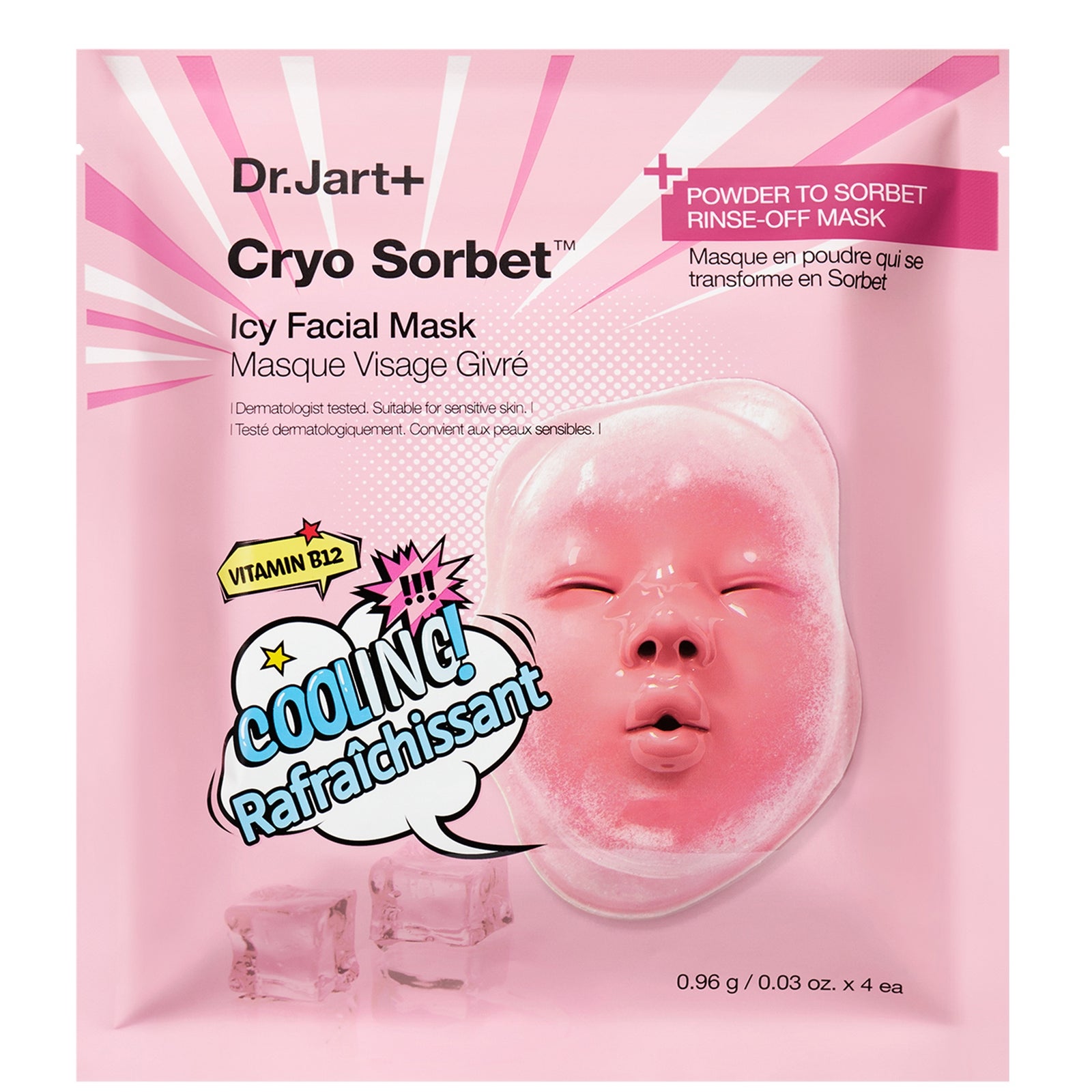 Dr. Jart+ Cryo Sorbet™ Icy Facial Mask - 4 Pack