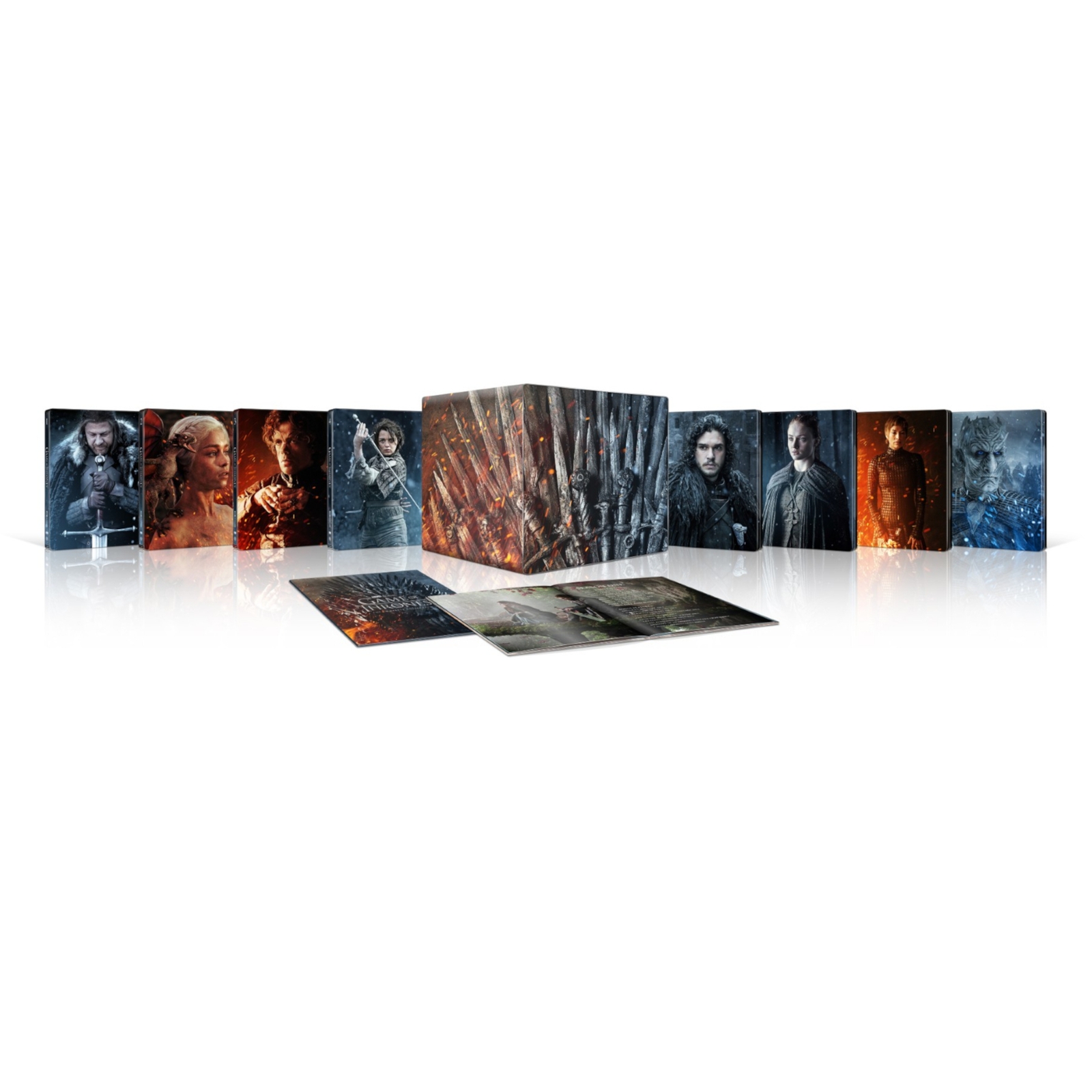 Image of Game of Thrones 15th Anniversary SteelBook Library Case Collection (4K Ultra HD) [2026]