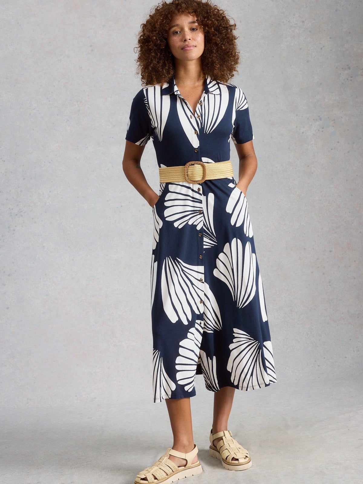 White Stuff Blusenkleid Rua aus Jersey - 52/R