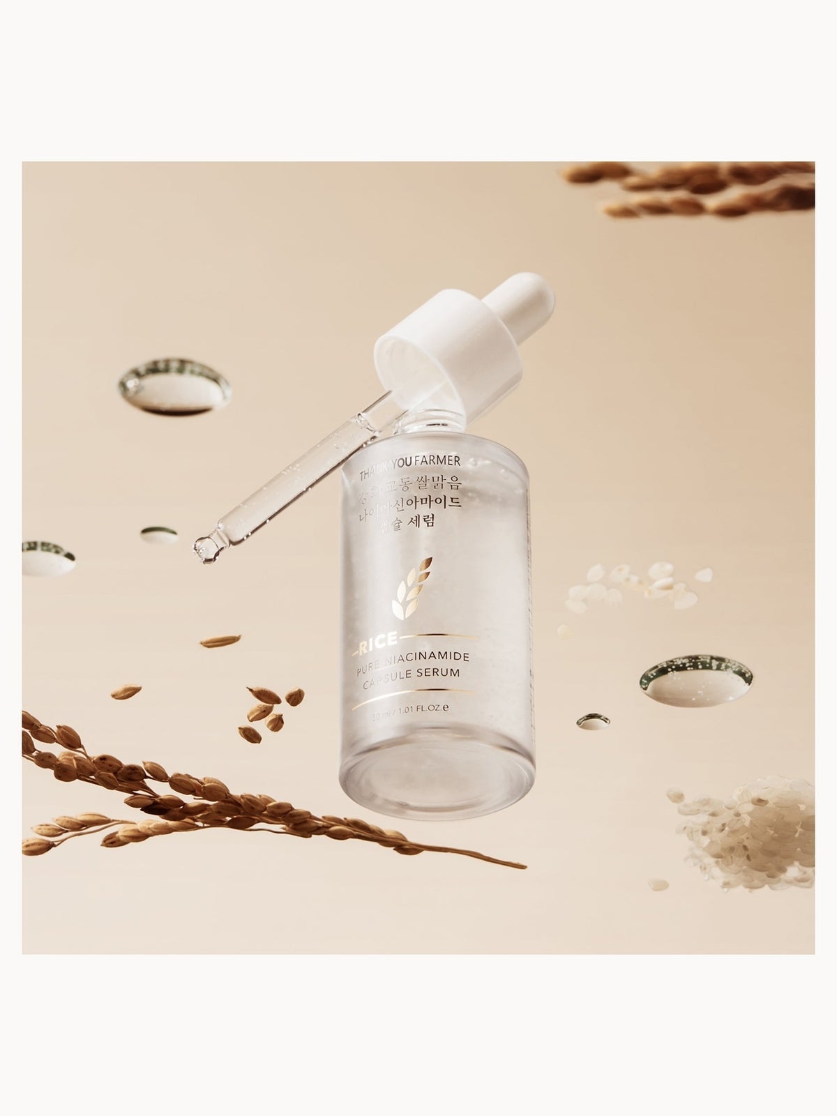 Thank You Farmer Rice Pure 5% Niacinamide Capsule Serum 30ml 4