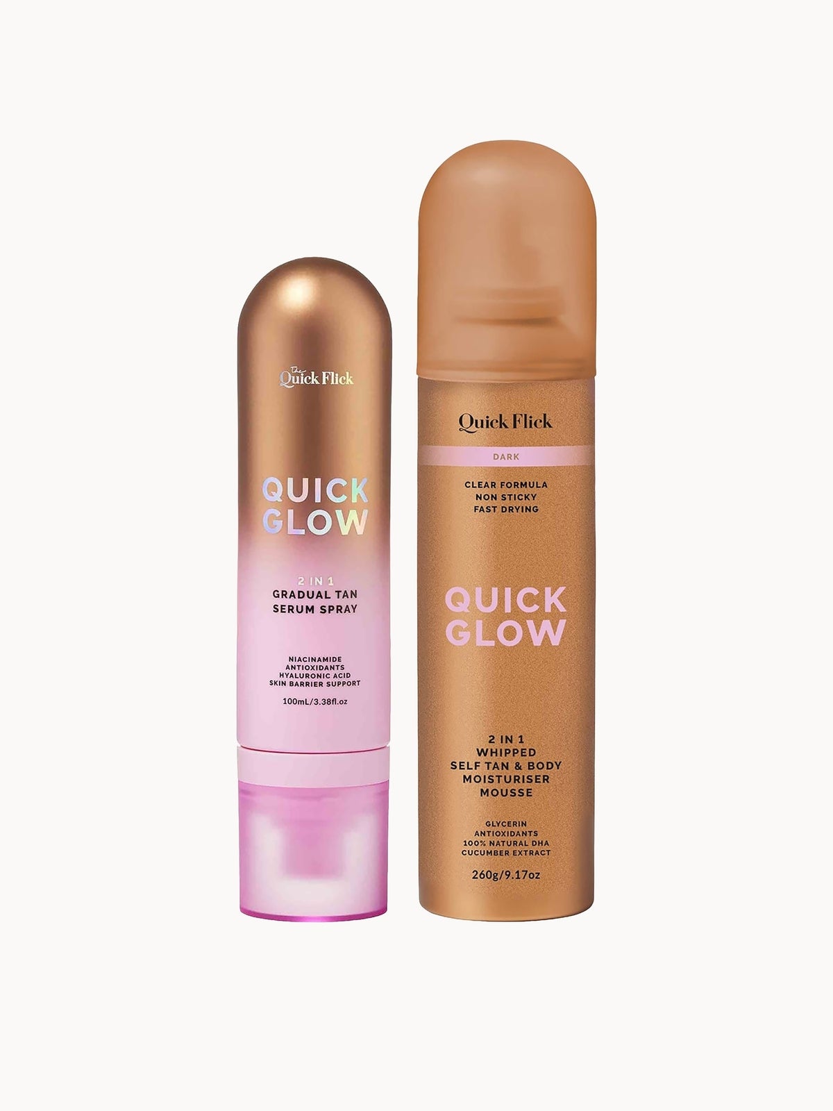 Quick Flick Quick Tan Duo - Dark Bundle