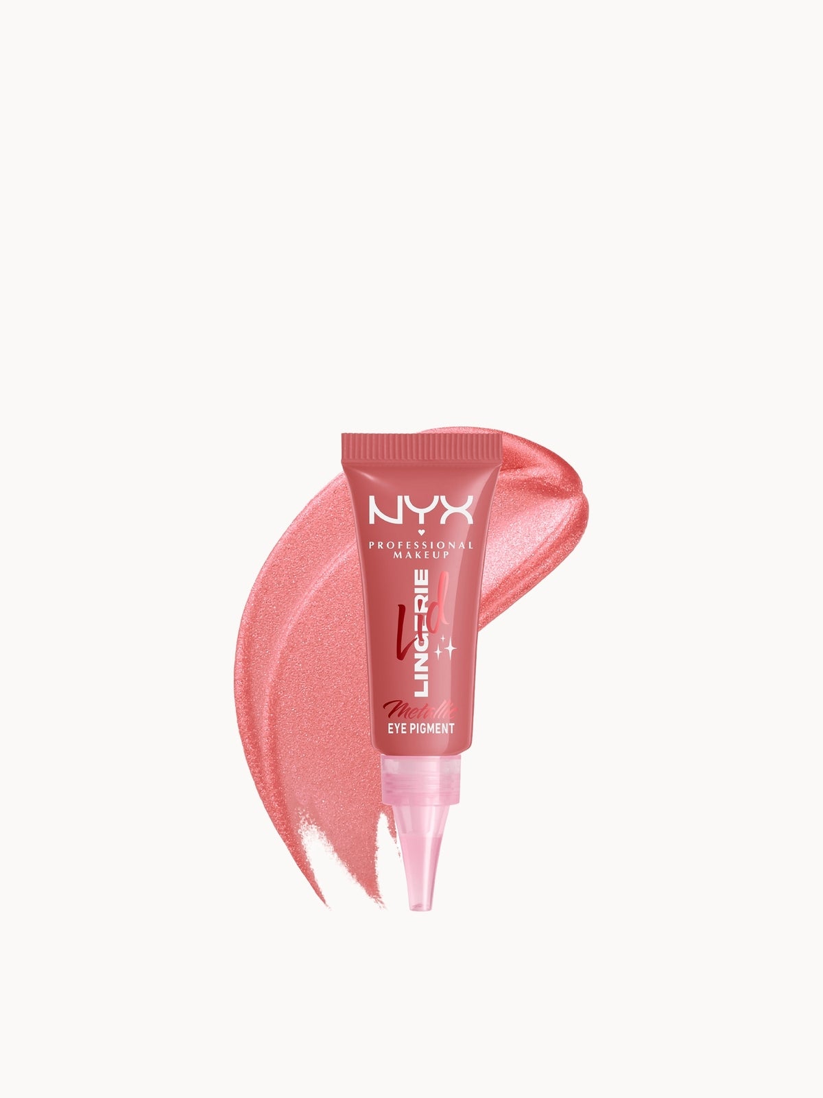 NYX Professional Makeup Lid Lingerie Cream Eye Pigment 6ml (Various Shades) - Risky Rosé