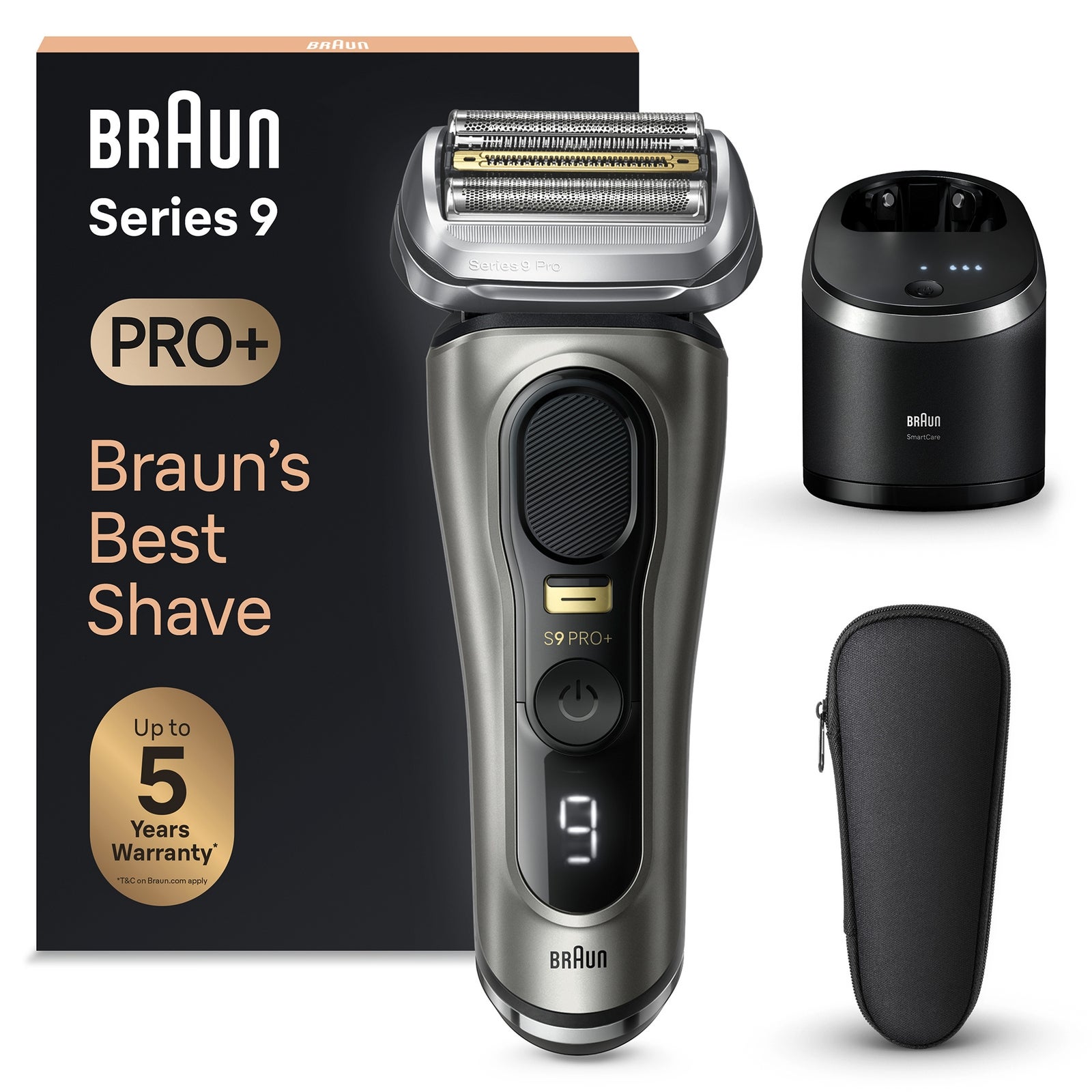 Braun Series 9 Pro+ 9565Cc Elektrorasierer Wet & Dry Mit Reinigungsstation