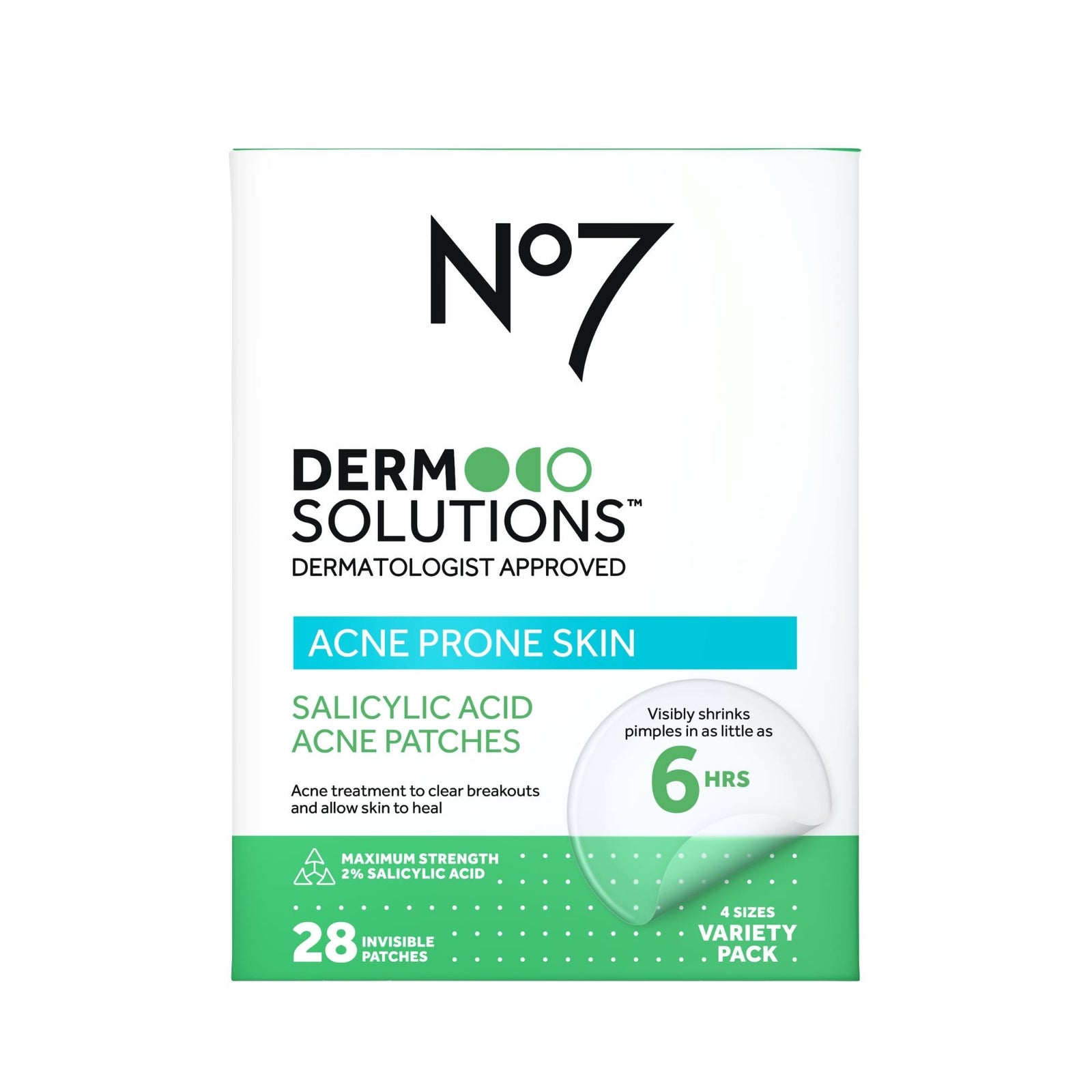 No7 Derm Solutions Salicylic Acid Acne Patches 28 Count $13