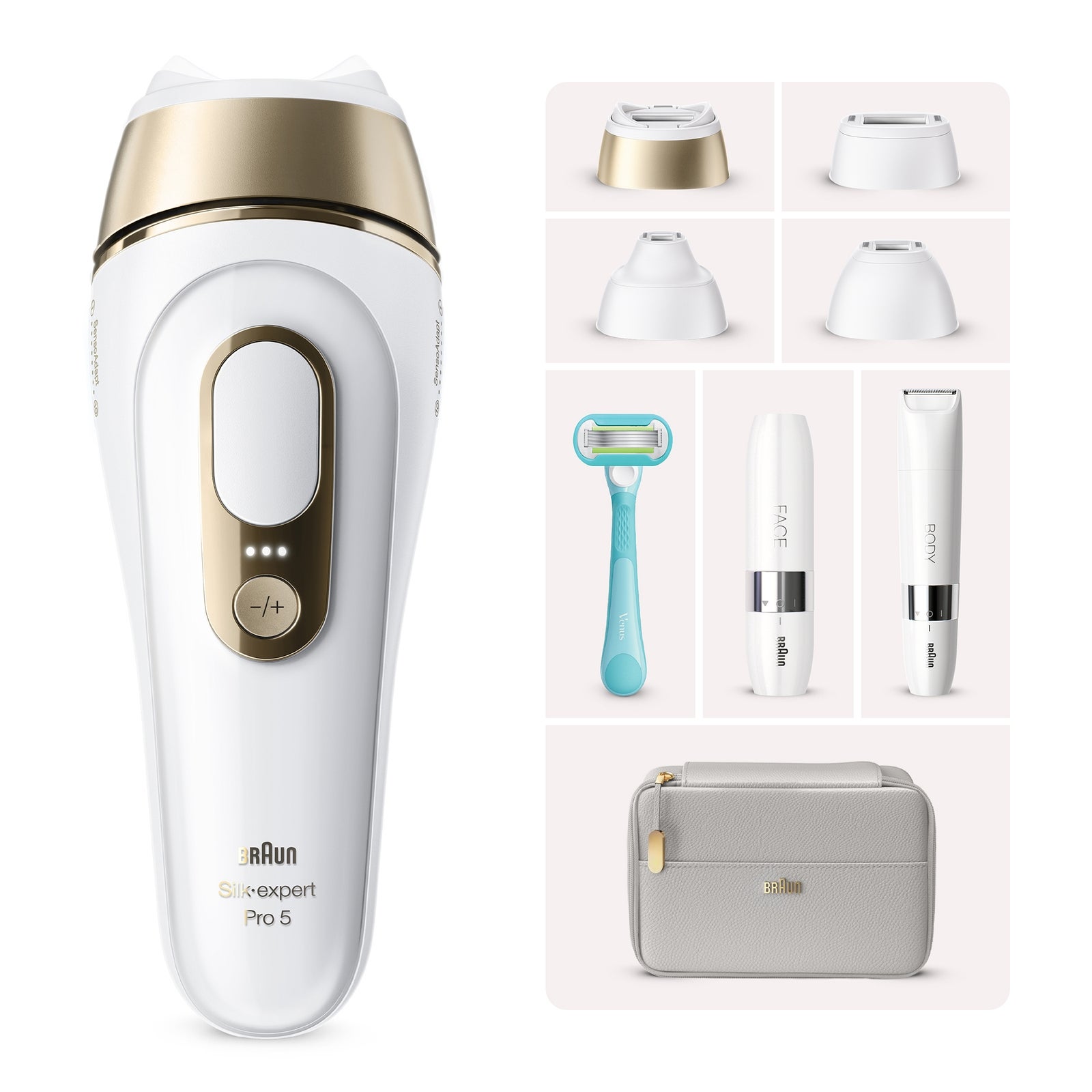 Braun Bundle: Rasierer Silk-expert Pro IPL PL5412 + Braun Body Mini Trimmer BS1000: retailer-supplied image