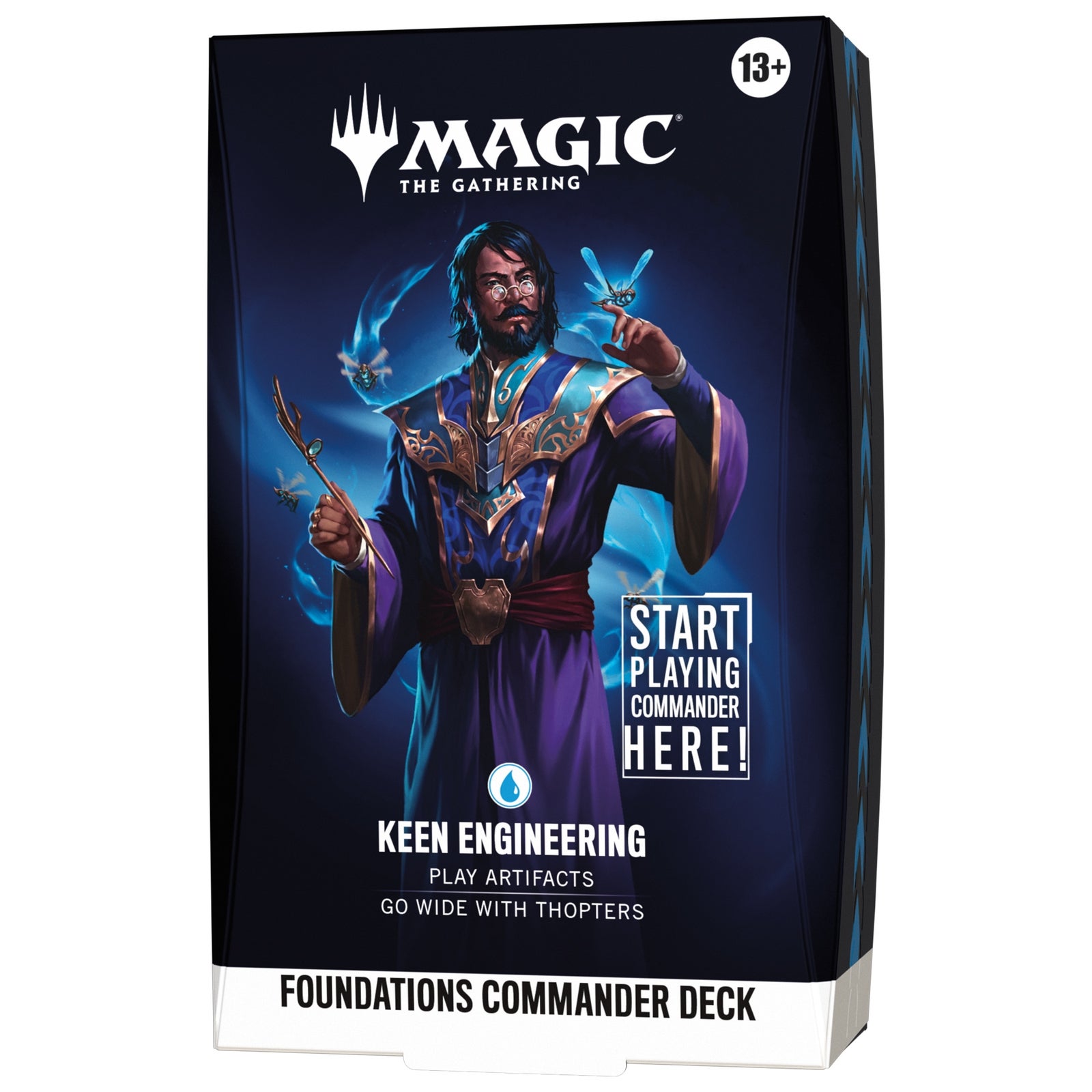 Magic: The Gathering Foundations Keen Engineering Starter Commander Deck