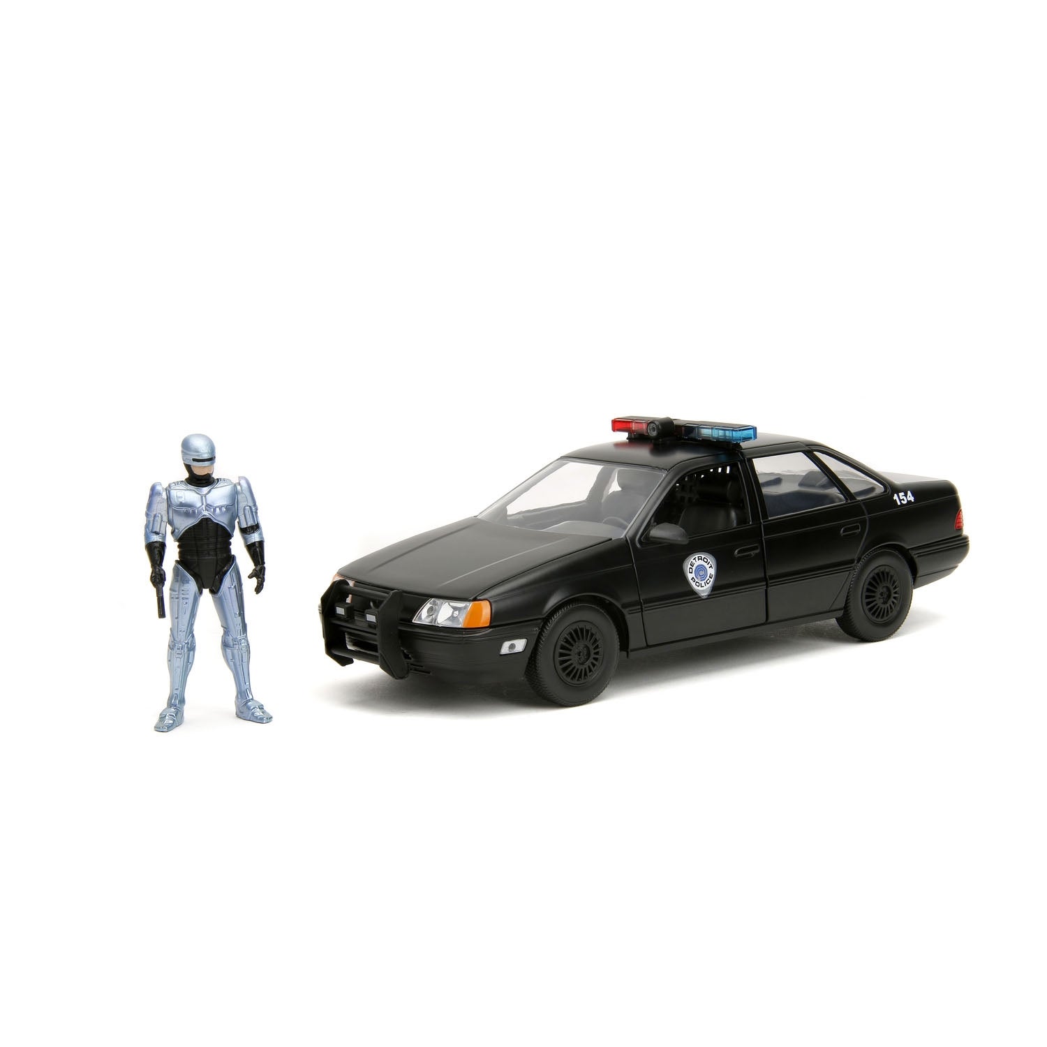 Robocop 1986 Ford Taurus W/Figure 1:24 Jada Toys
