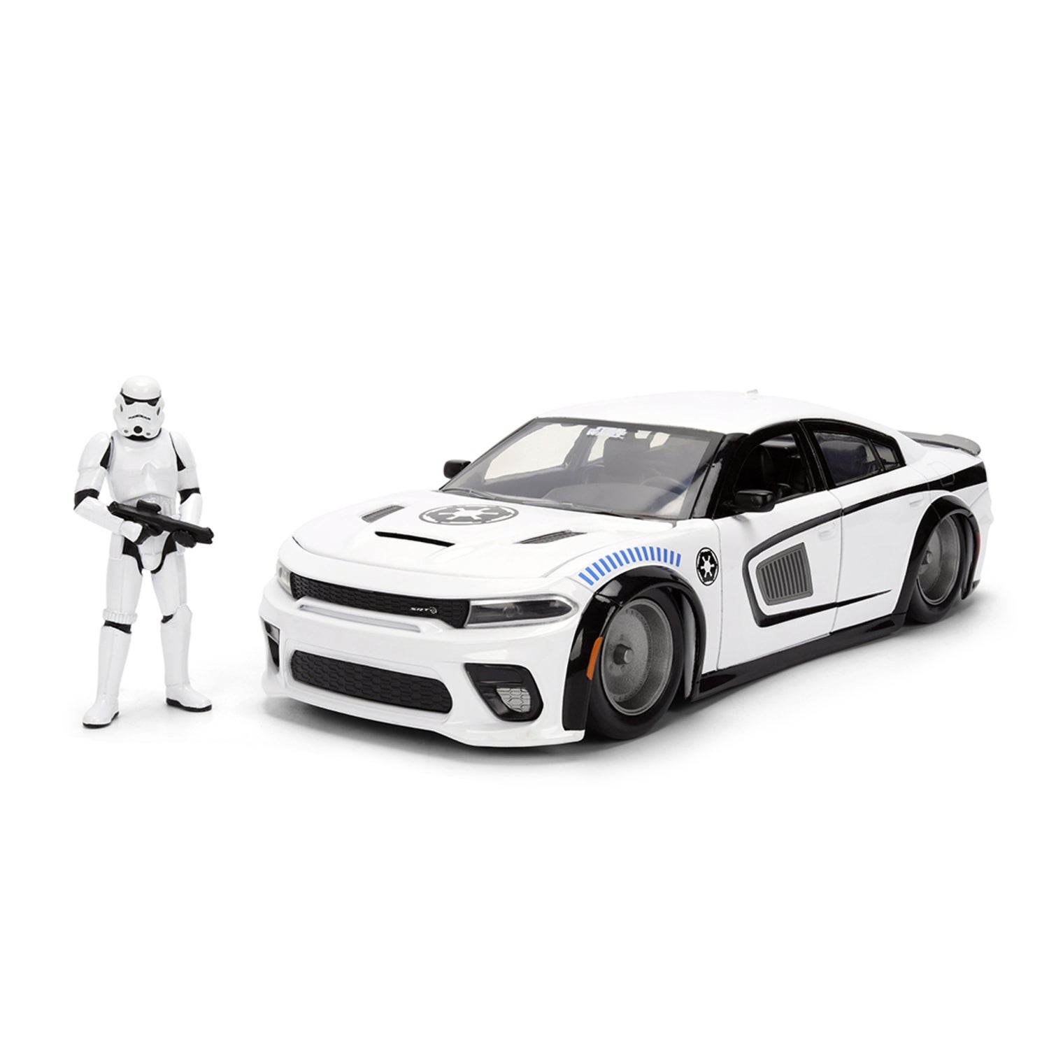 Star Wars Stormtrooper 2021 Dodge Challenger W/Fig 1:24 Jada Toys
