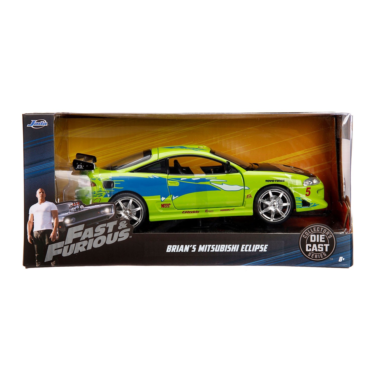 Fast & Furious 1995 Mitsubishi Eclipse 1:24 Jada Toys