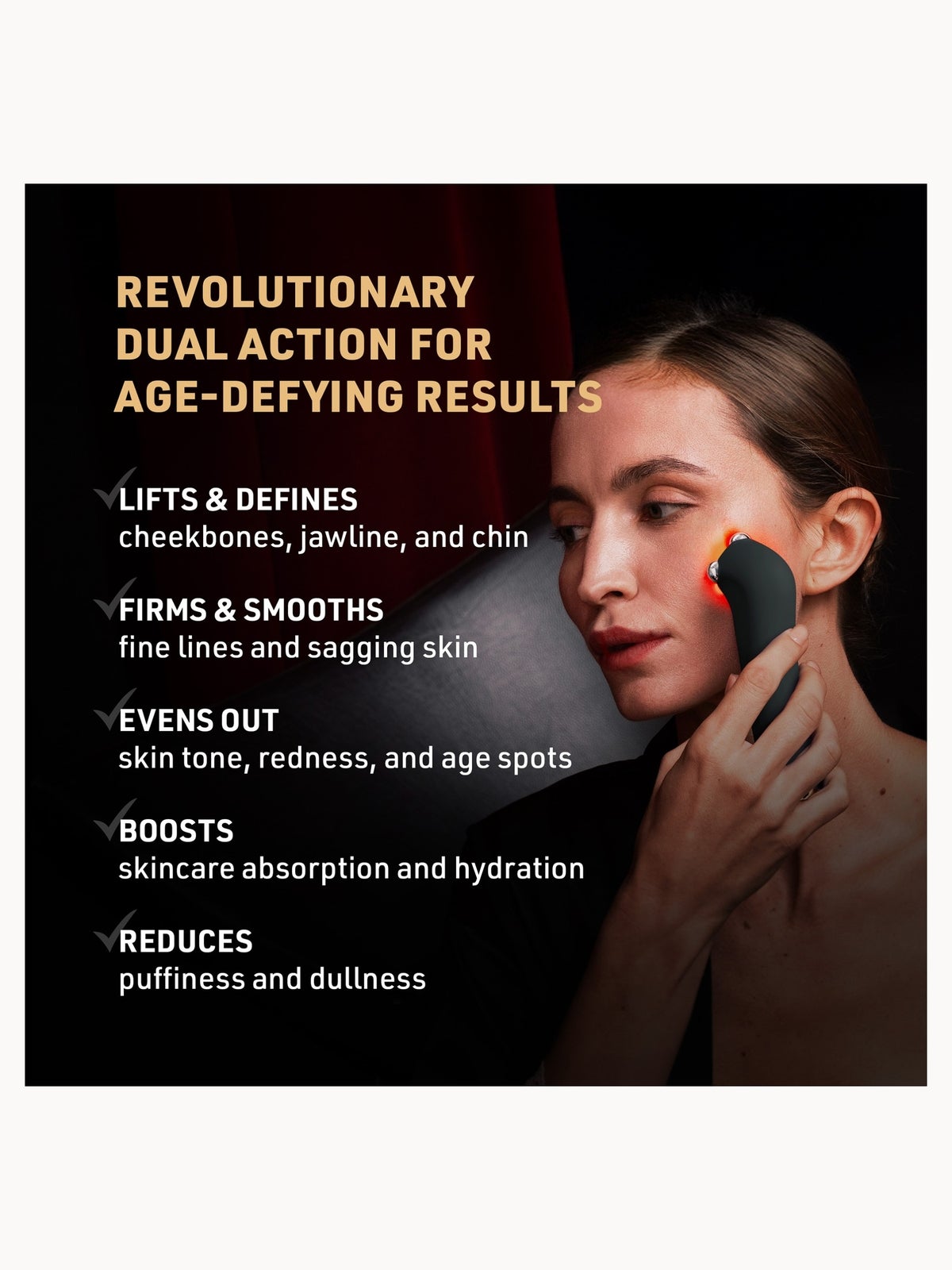 FOREO FAQ™ 402 Dual Microcurrent LED Toning Device 2