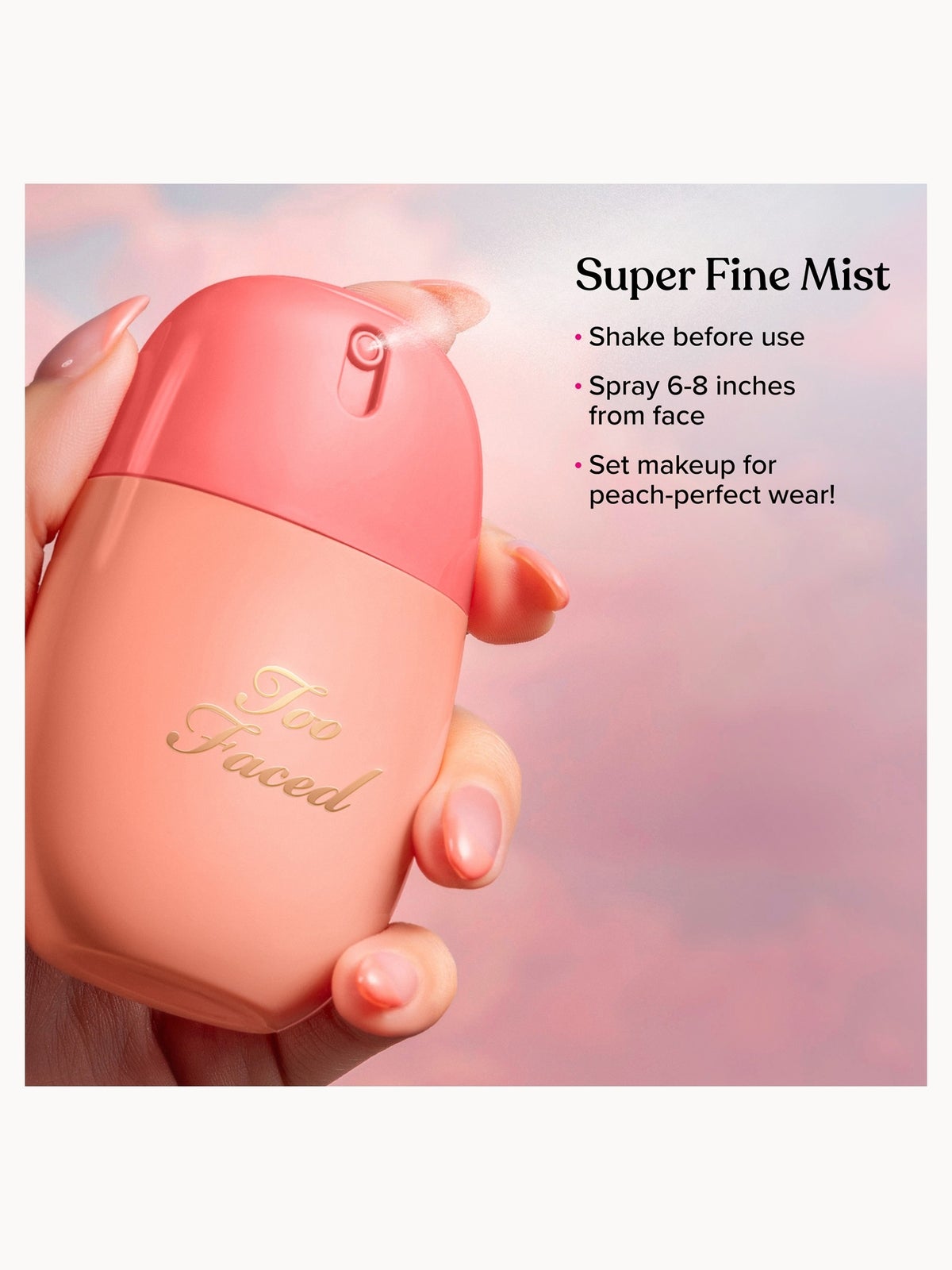Too Faced Peach Mist Setting Spray 50ml 3