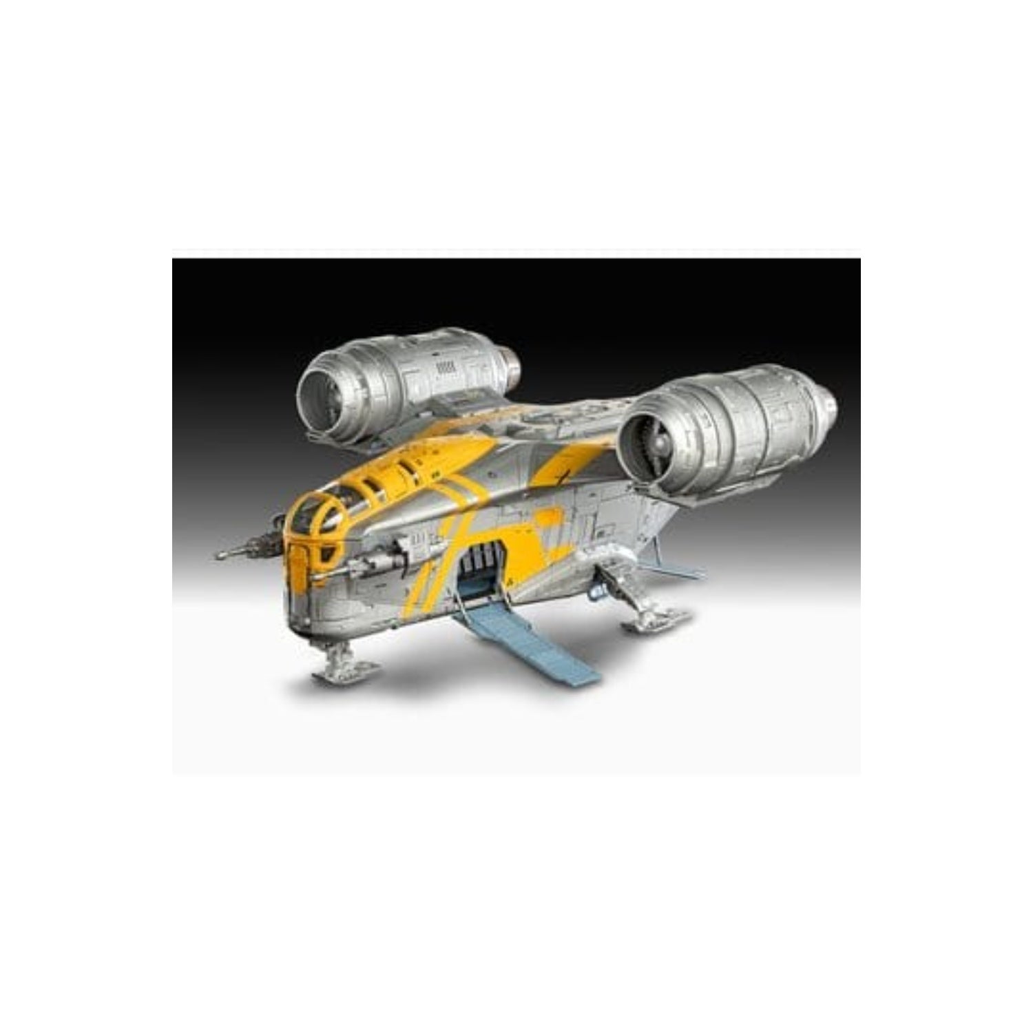 Star Wars The Mandalorian and Grogu Revell Model Kit 1/72 Razor Crest 34 cm