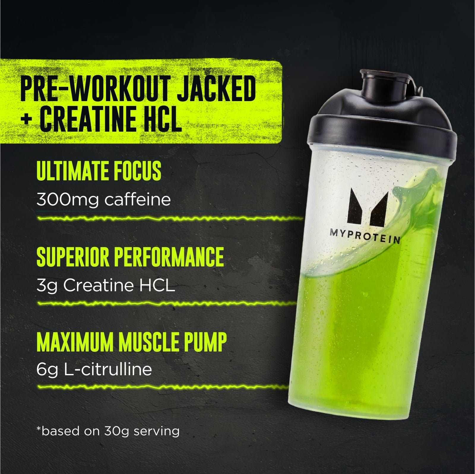 Myprotein Origin Jacked Pre-Workout - 25servings - Gummy Worm
