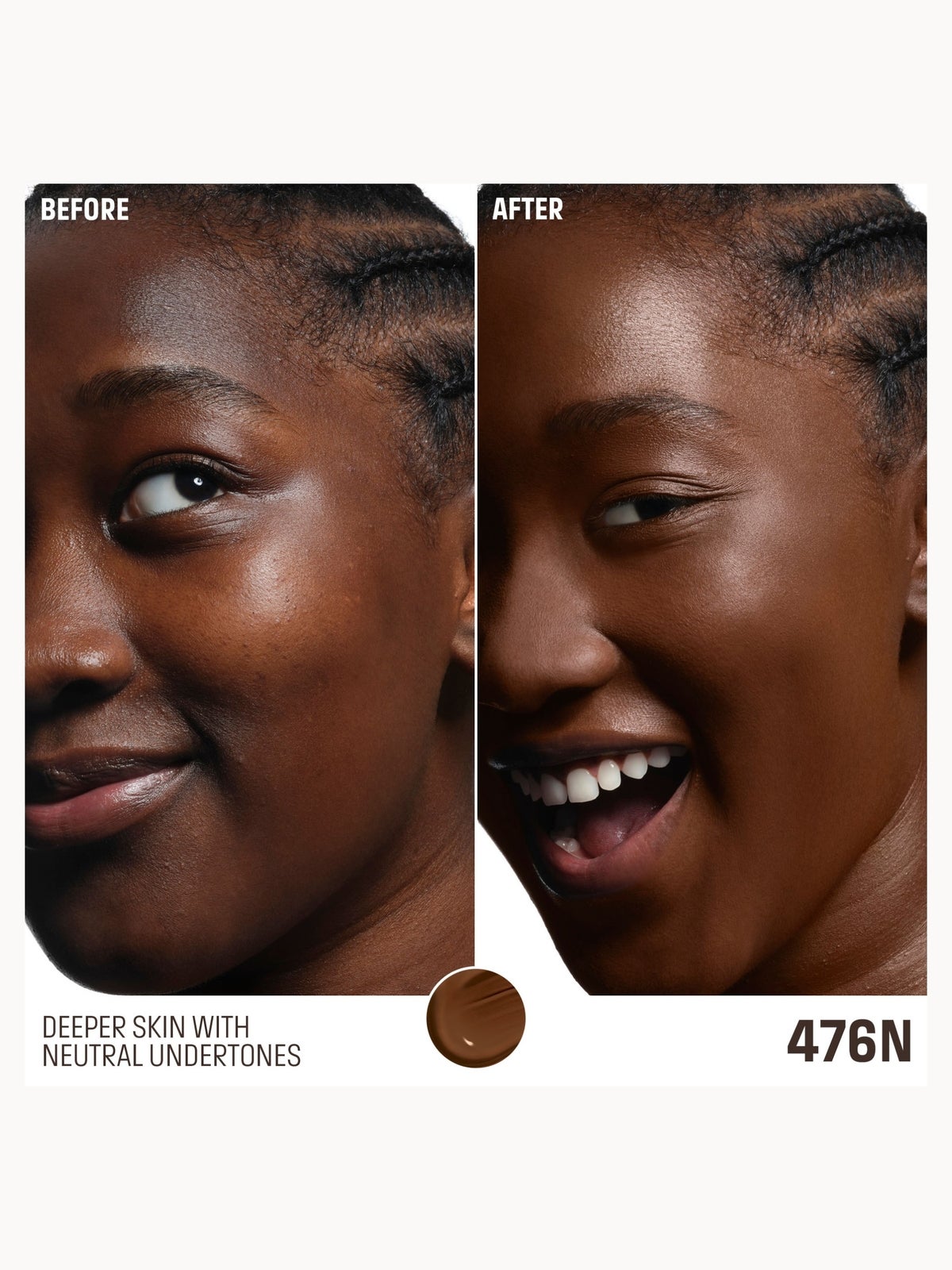 MAKE UP FOR EVER HD Skin Balancing & Perfecting Foundation (Various Shades) - 476N Umber 2