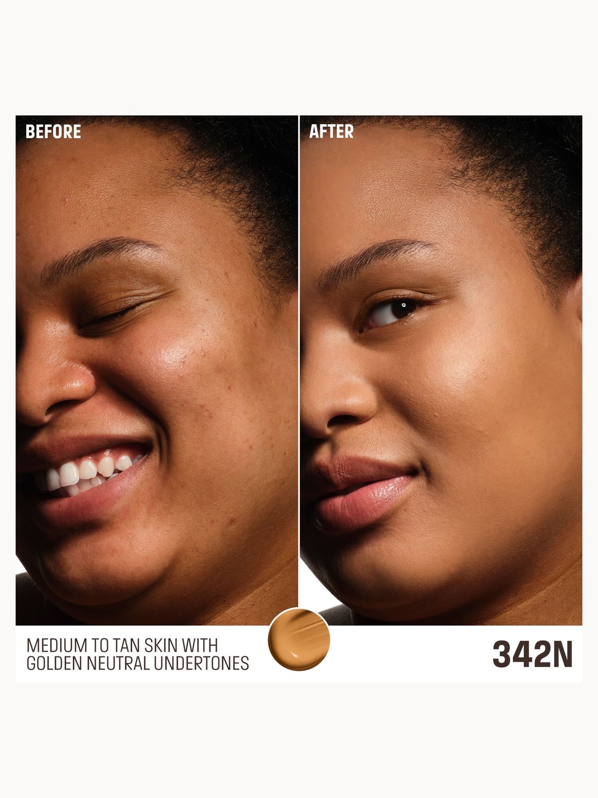 MAKE UP FOR EVER HD Skin Balancing & Perfecting Foundation (Various Shades) - 342N Calico 2