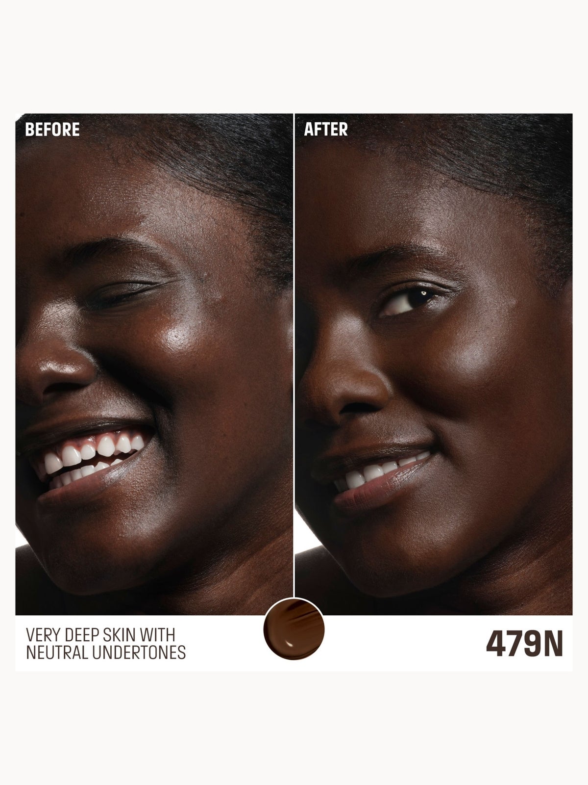 MAKE UP FOR EVER HD Skin Balancing & Perfecting Foundation (Various Shades) - 479N Onyx 2