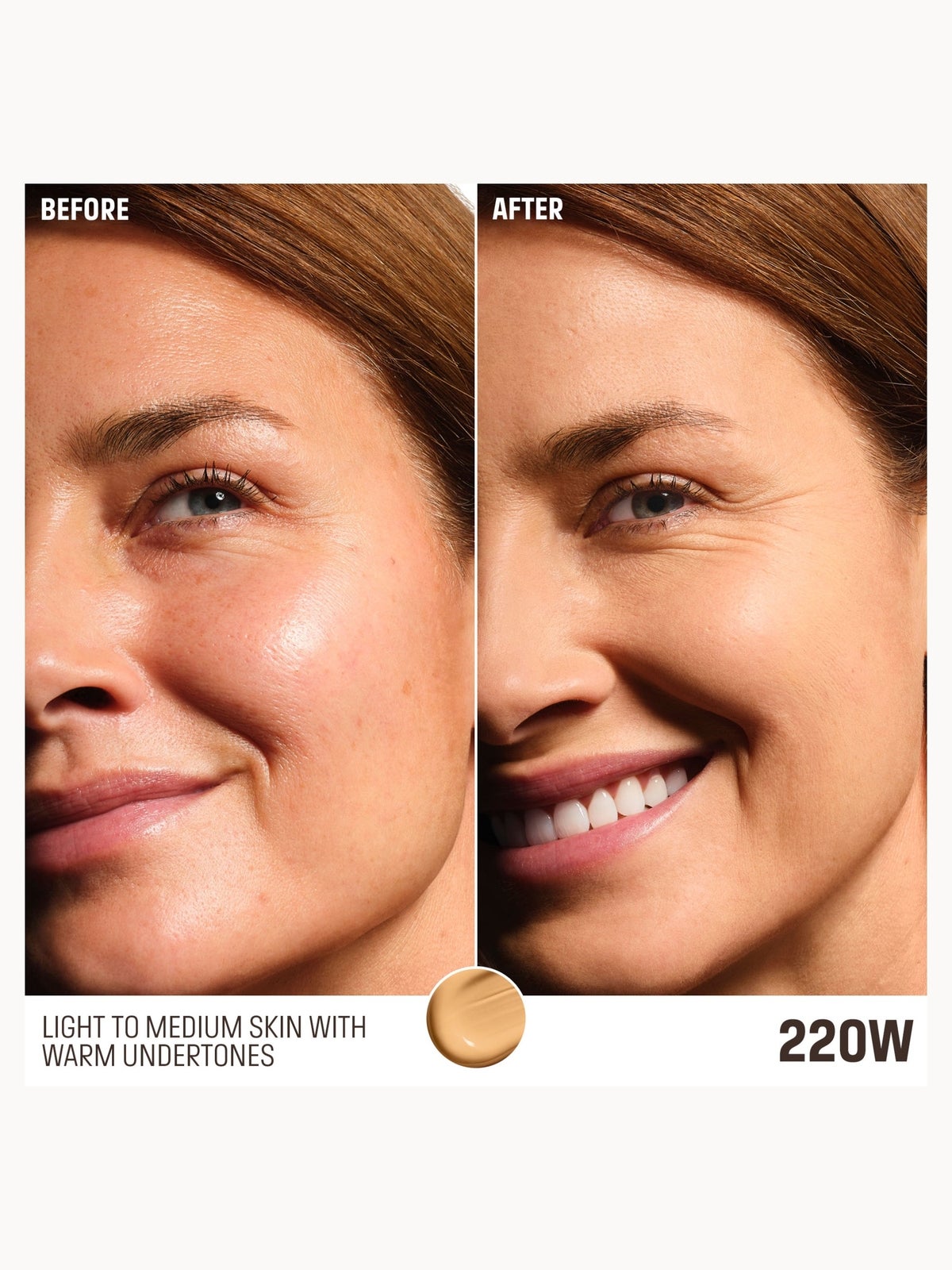 MAKE UP FOR EVER HD Skin Balancing & Perfecting Foundation (Various Shades) - 220W Ecru 2