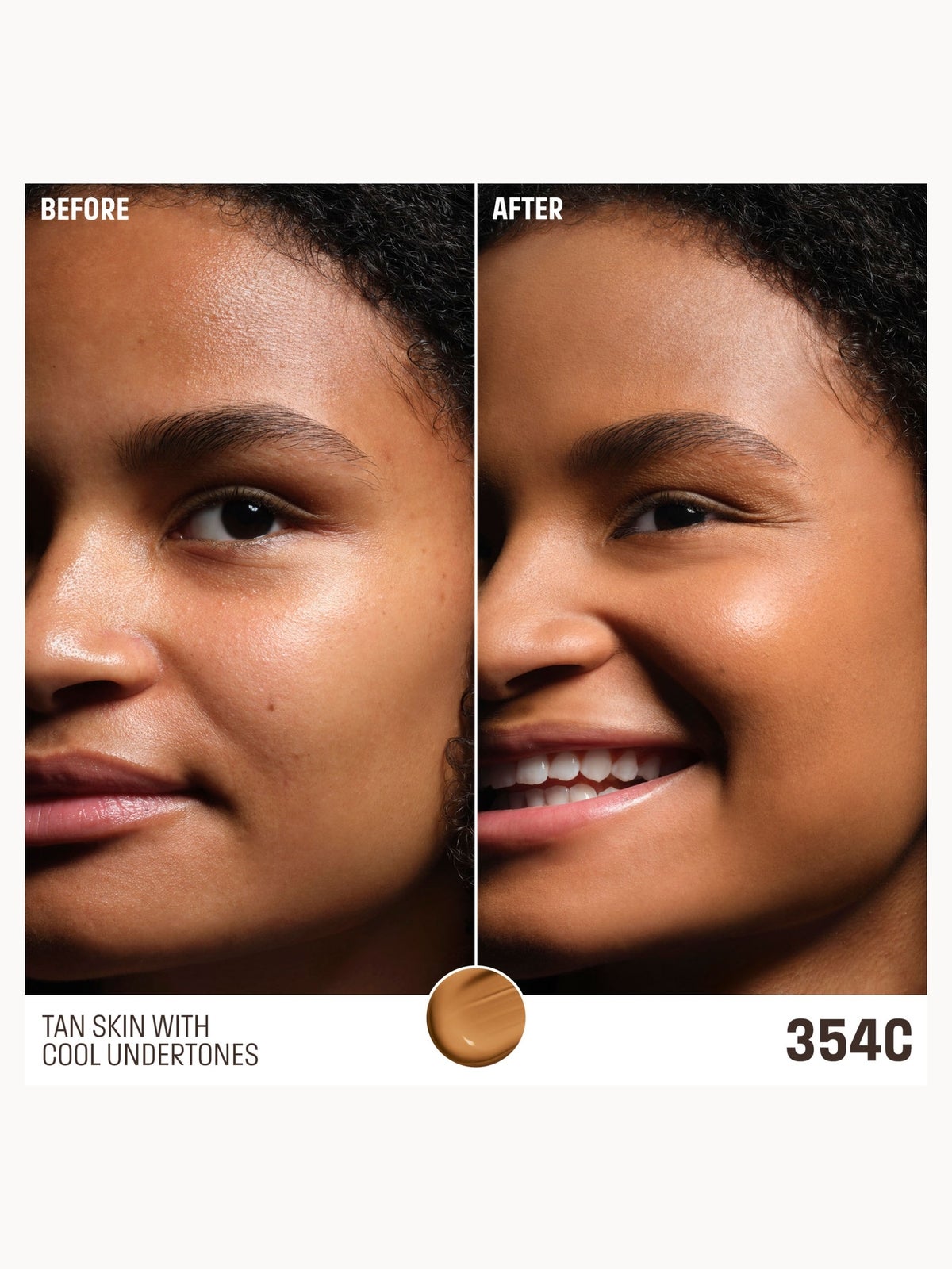 MAKE UP FOR EVER HD Skin Balancing & Perfecting Foundation (Various Shades) - 354C Amber 2