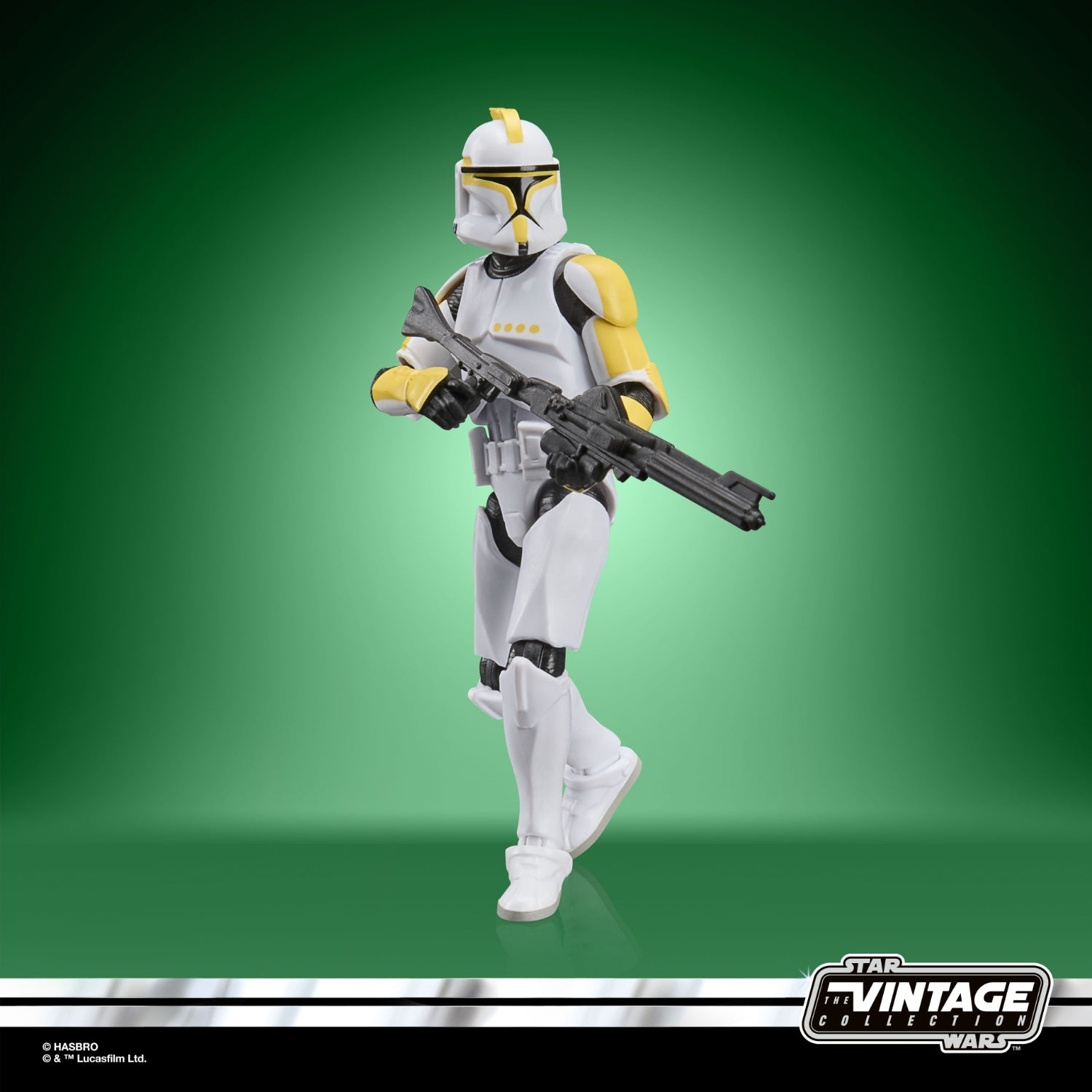 Star Wars The Vintage Collection Clone Trooper Commander, Star Wars: Attack of the Clones 9.5 cm Collectible Action Figure