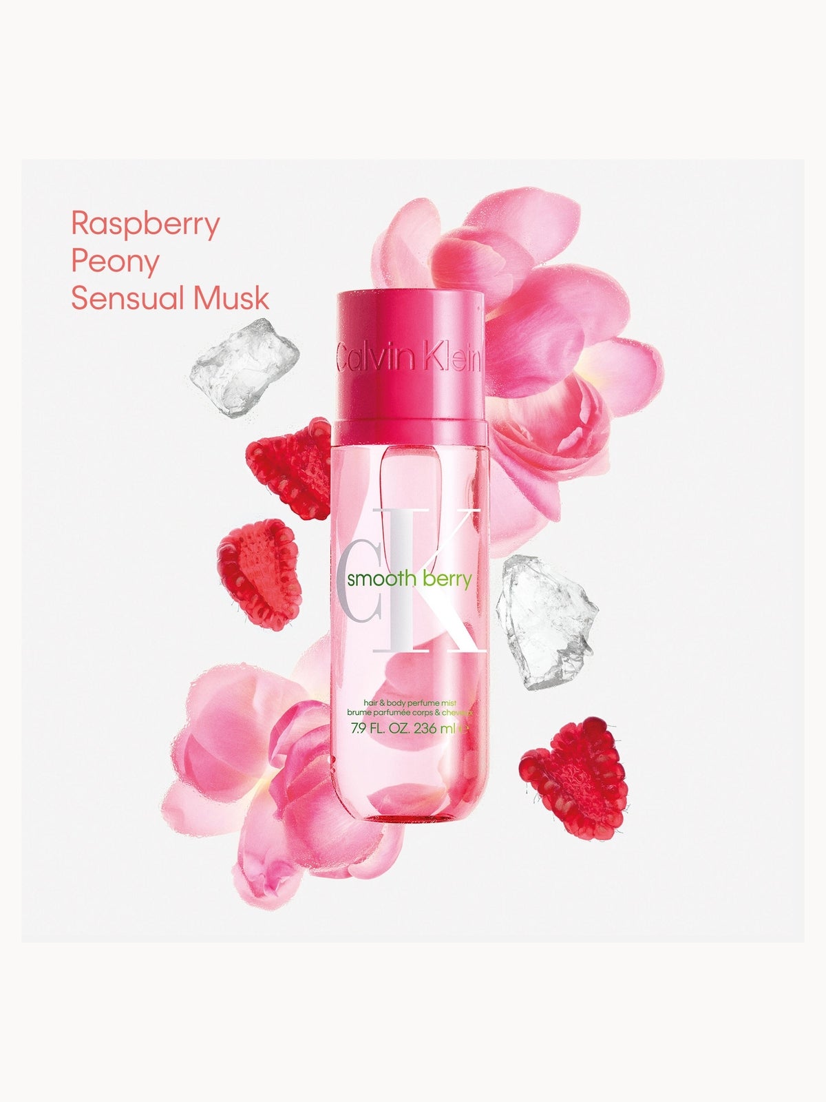 Calvin Klein Hair & Body Mist Smooth Berry 100ml 2