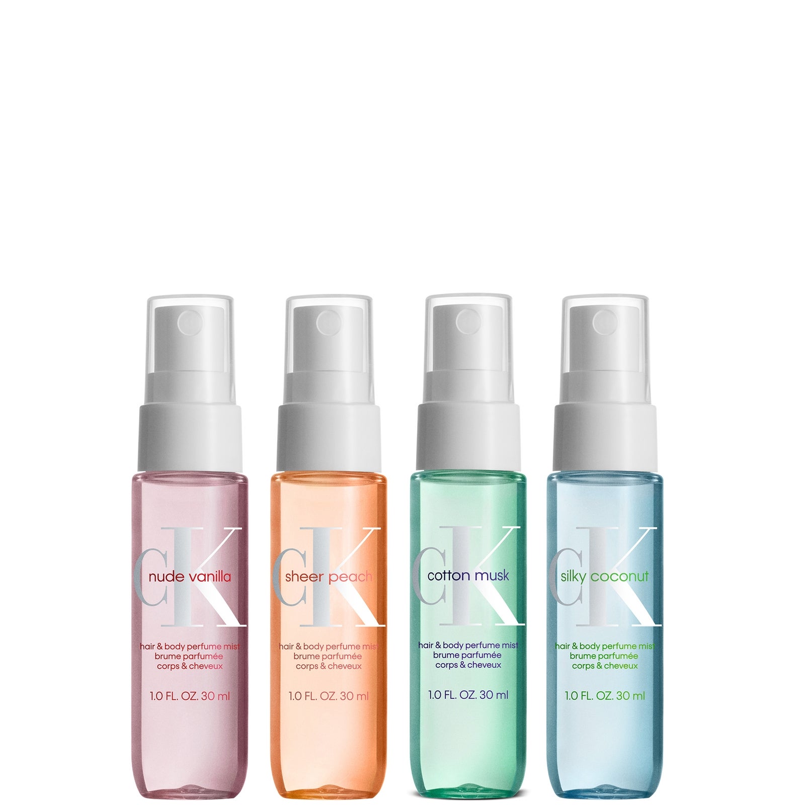 Calvin Klein Hair & Body Mist Travel Set 4 x 30ml