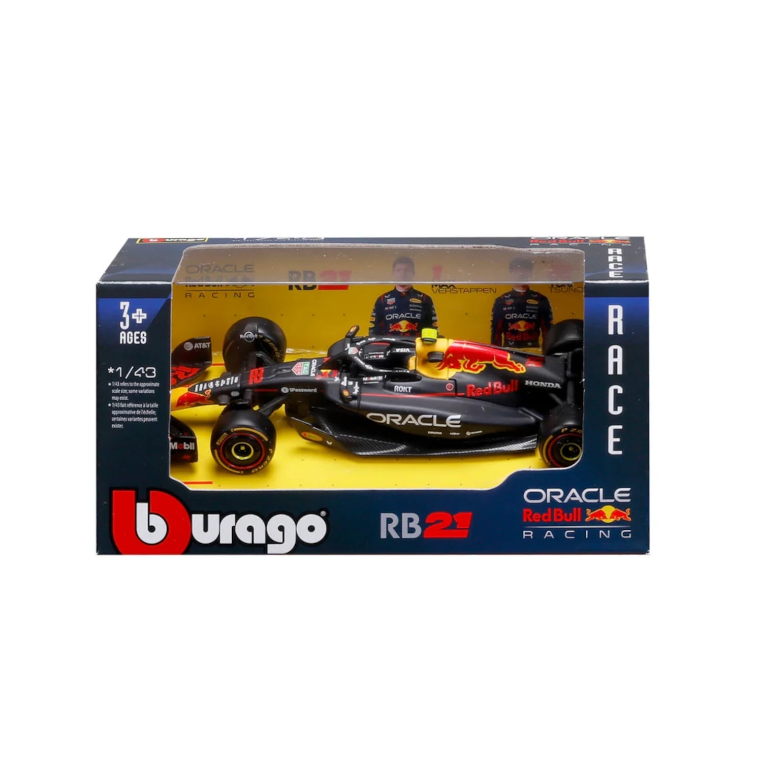 Bburago F1 Red Bull Racing RB21 2025 Tsunoda 1:43 Scale Model