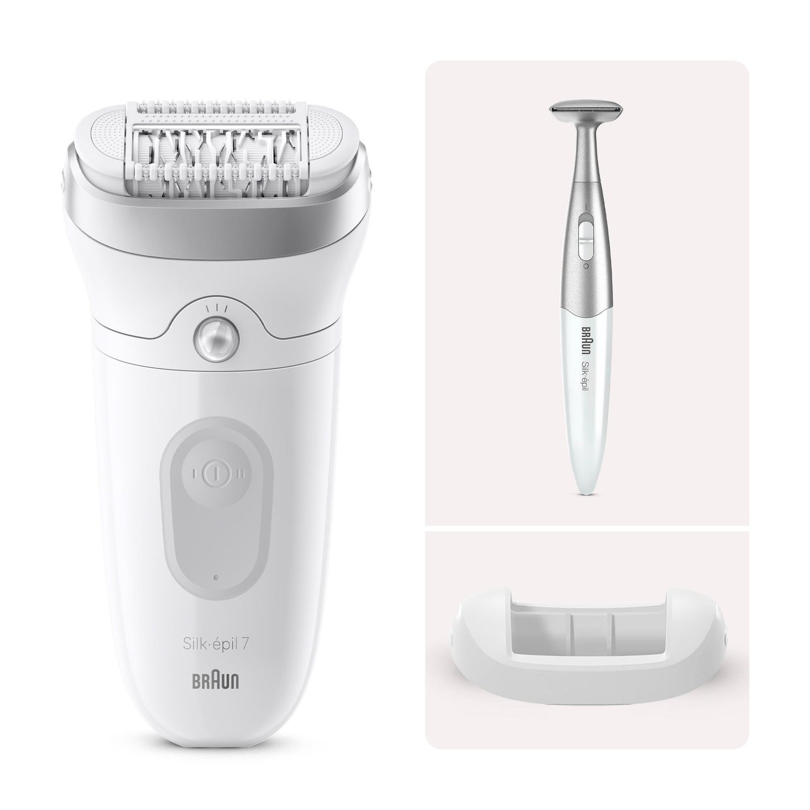 Braun Bundle: Silk-épil 7 SE7-011 + Braun Silk-épil Bikini Styler FG1100: retailer-supplied image