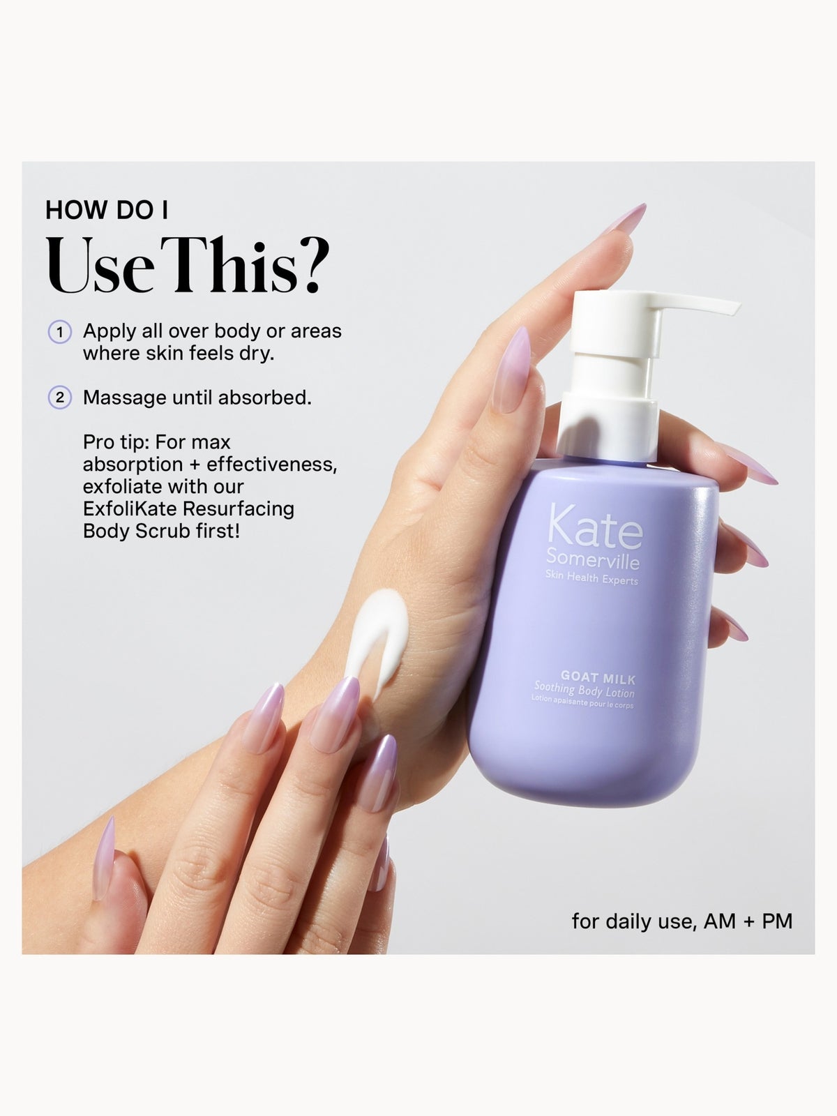 Kate Somerville Goat Milk Soothing Body Lotion 225ml 2
