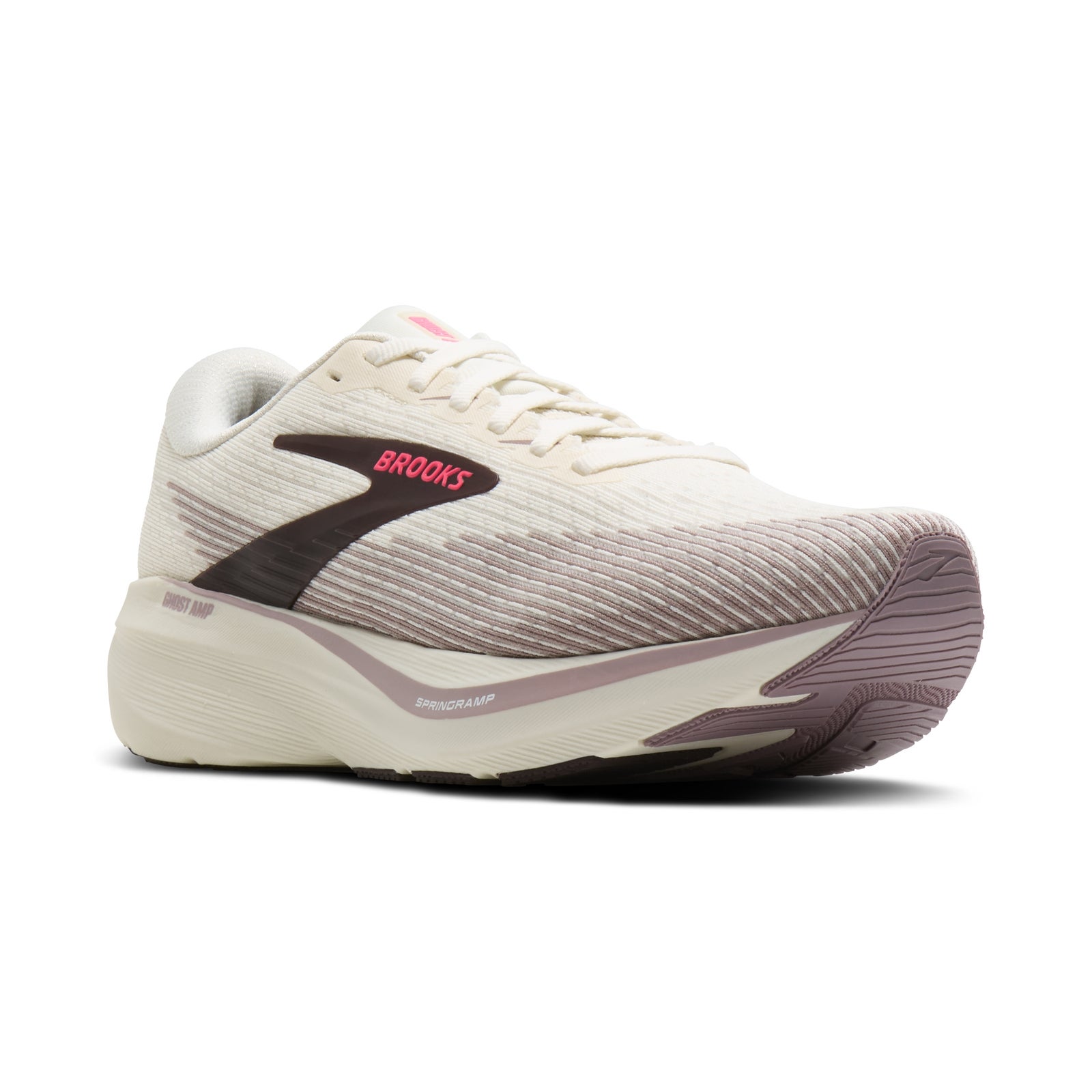 Brooks Femme Ghost Amp - Arctic Wolf/Dove/Pink