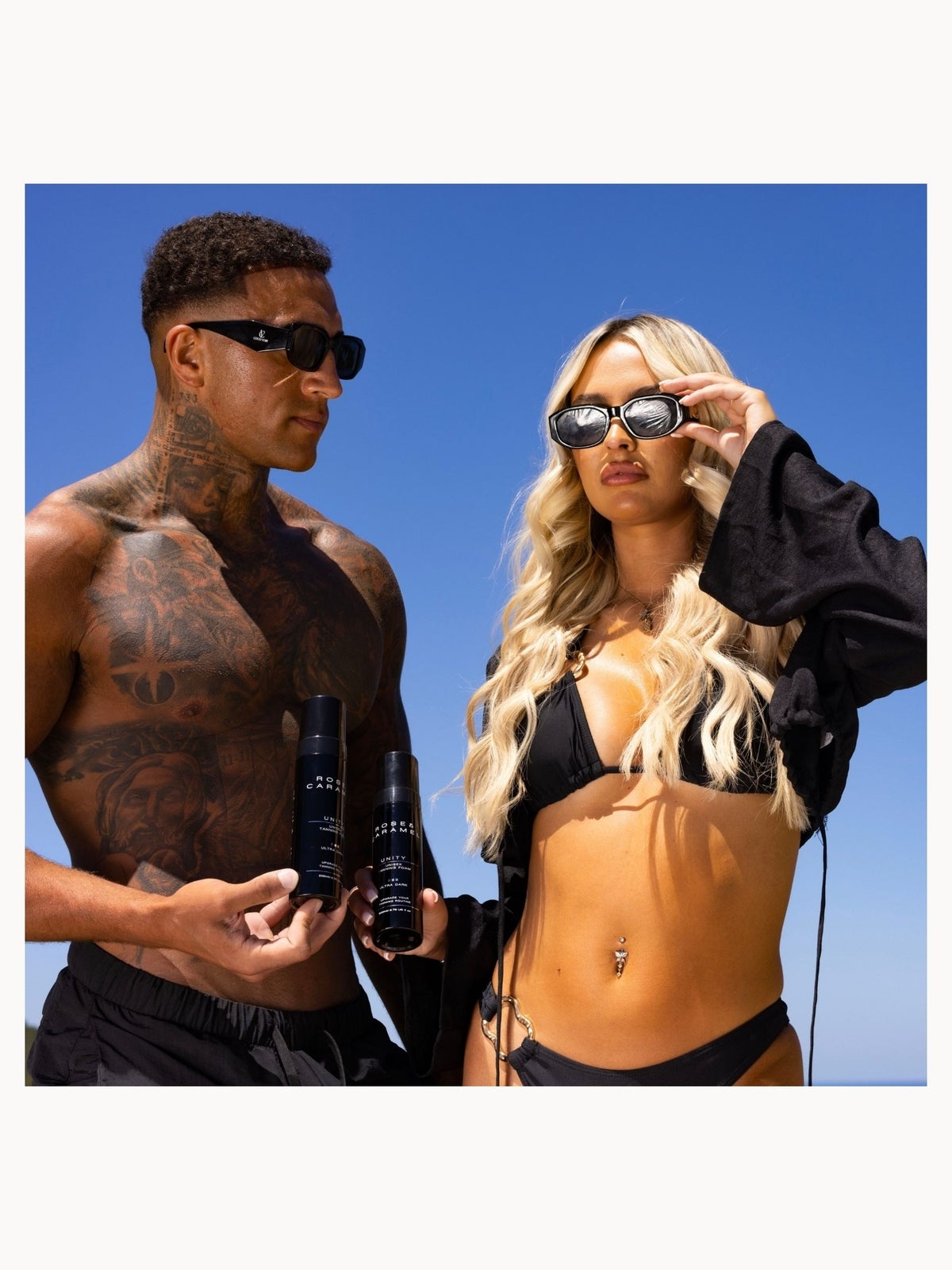 Rose & Caramel Unity Unisex Light Medium Tanning Foam 200ml 3