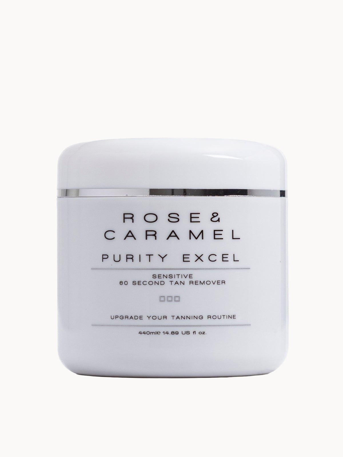 Rose & Caramel Purity Excel Sensitive 60 Second Self Tan Remover 440ml