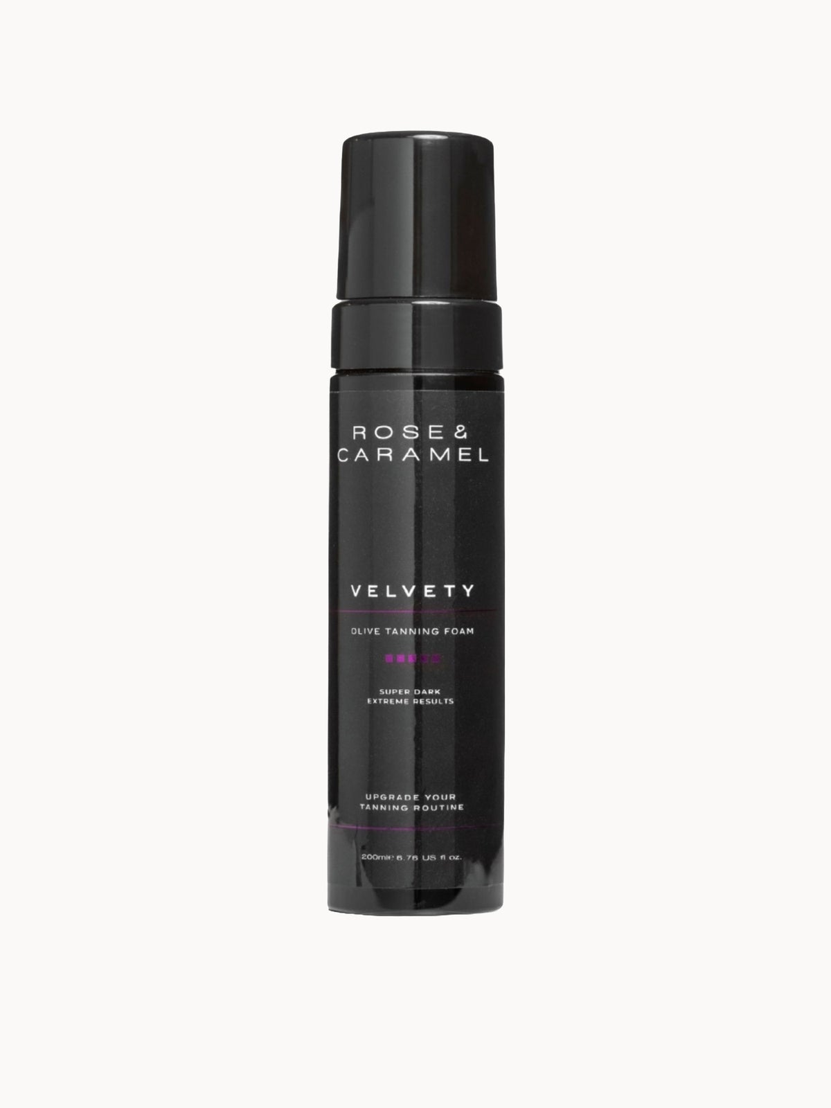 Rose & Caramel Velvety Olive Super Dark Tanning Foam 200ml