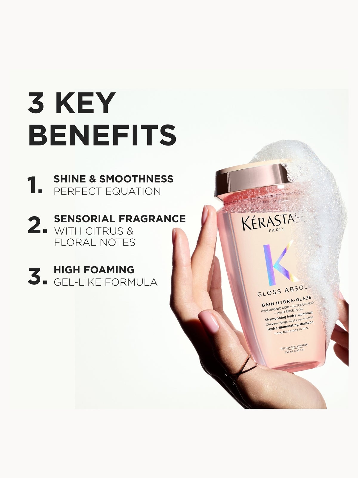 Kerastase Gloss Absolu Shampoo and Conditioner & Mini Glaze Drops Oil 2