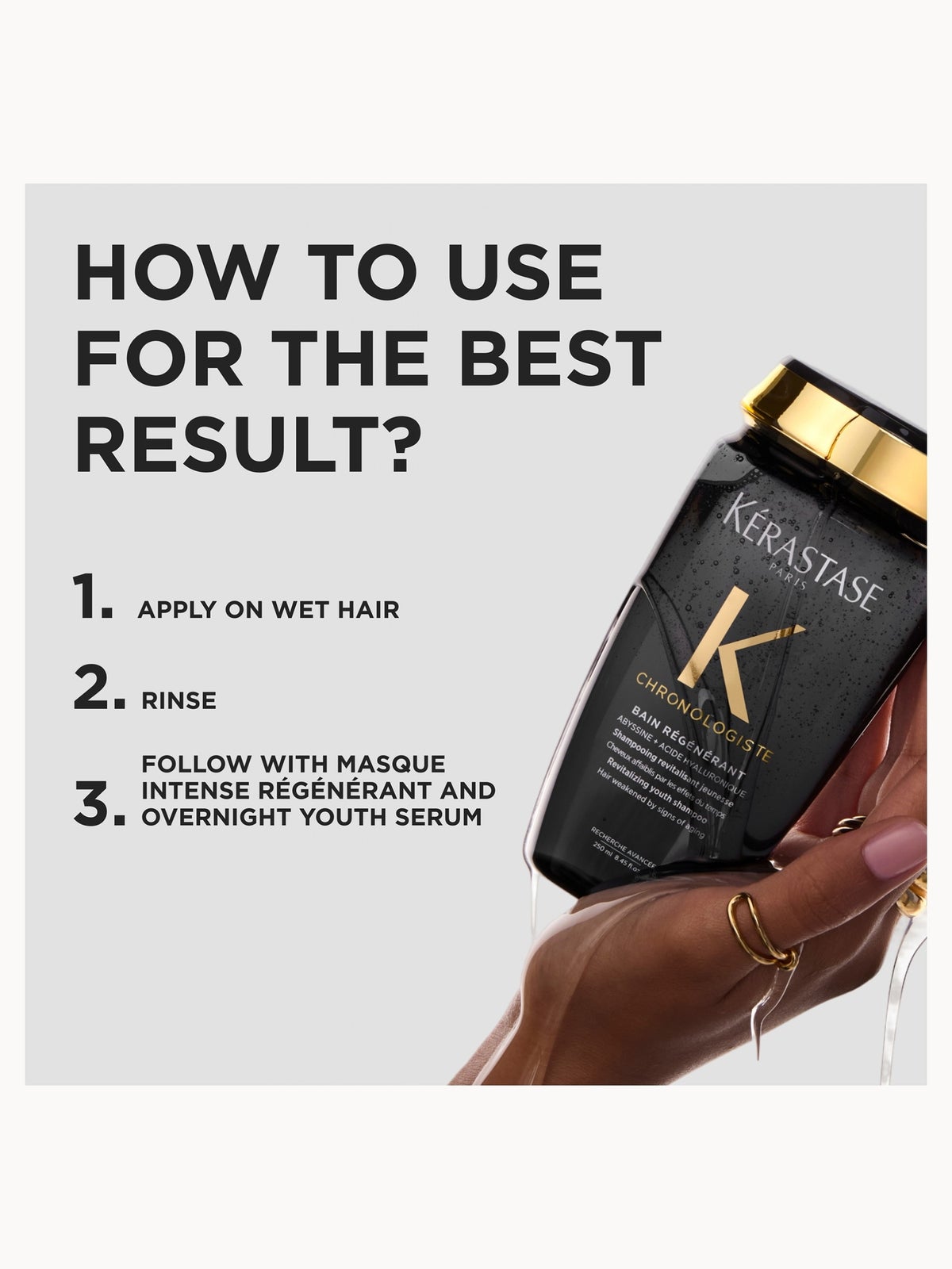 Kerastase Chronologiste Shampoo and Masque with Exclusive Night Eye Mask 4