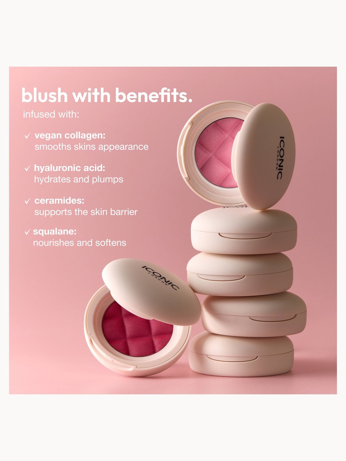 ICONIC London Soft Touch Blush 24g (Various Shades) - Fridays 3
