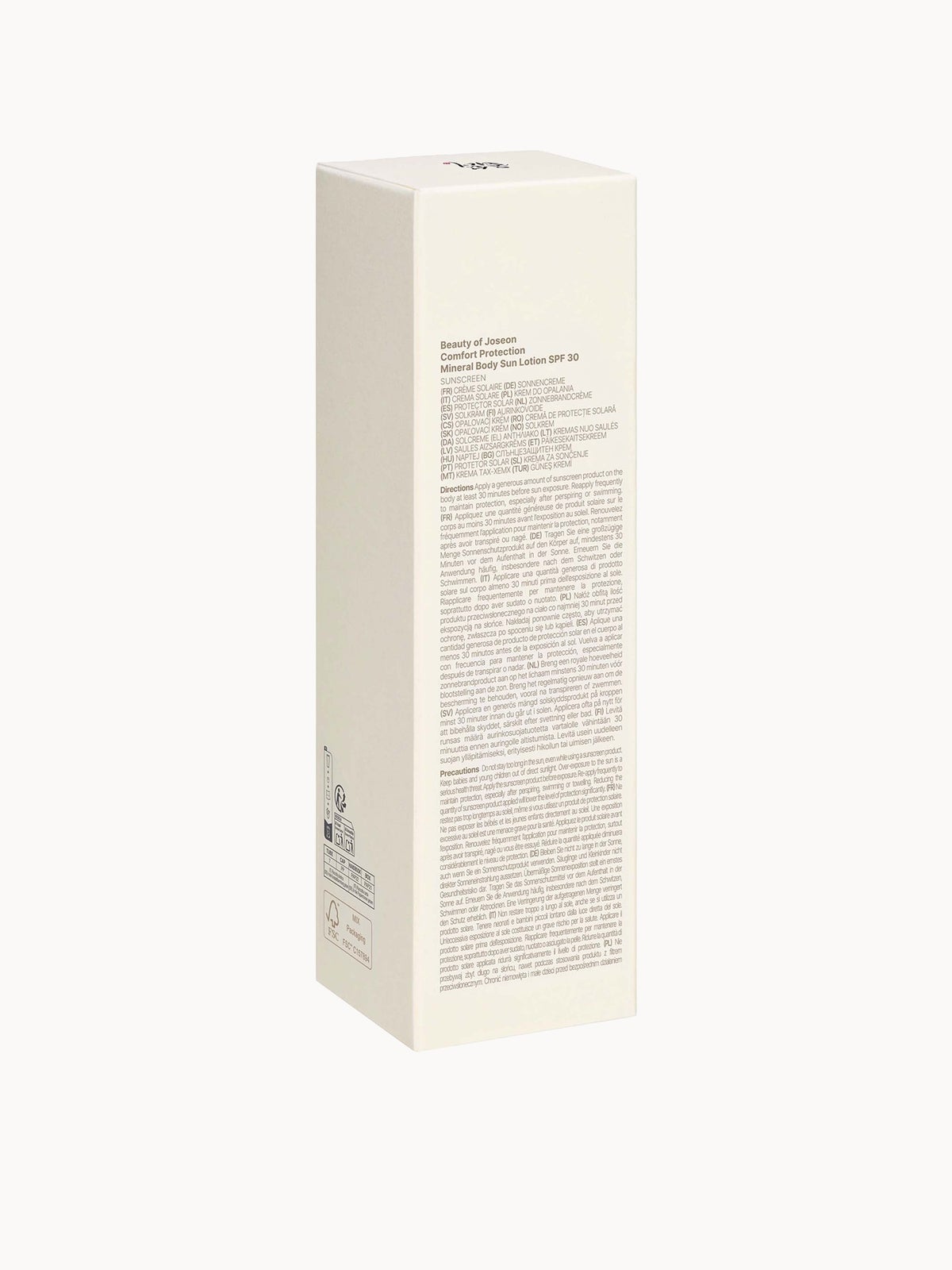 Beauty of Joseon Exclusive Comfort Protection Body Sunscreen SPF30 150ml 4