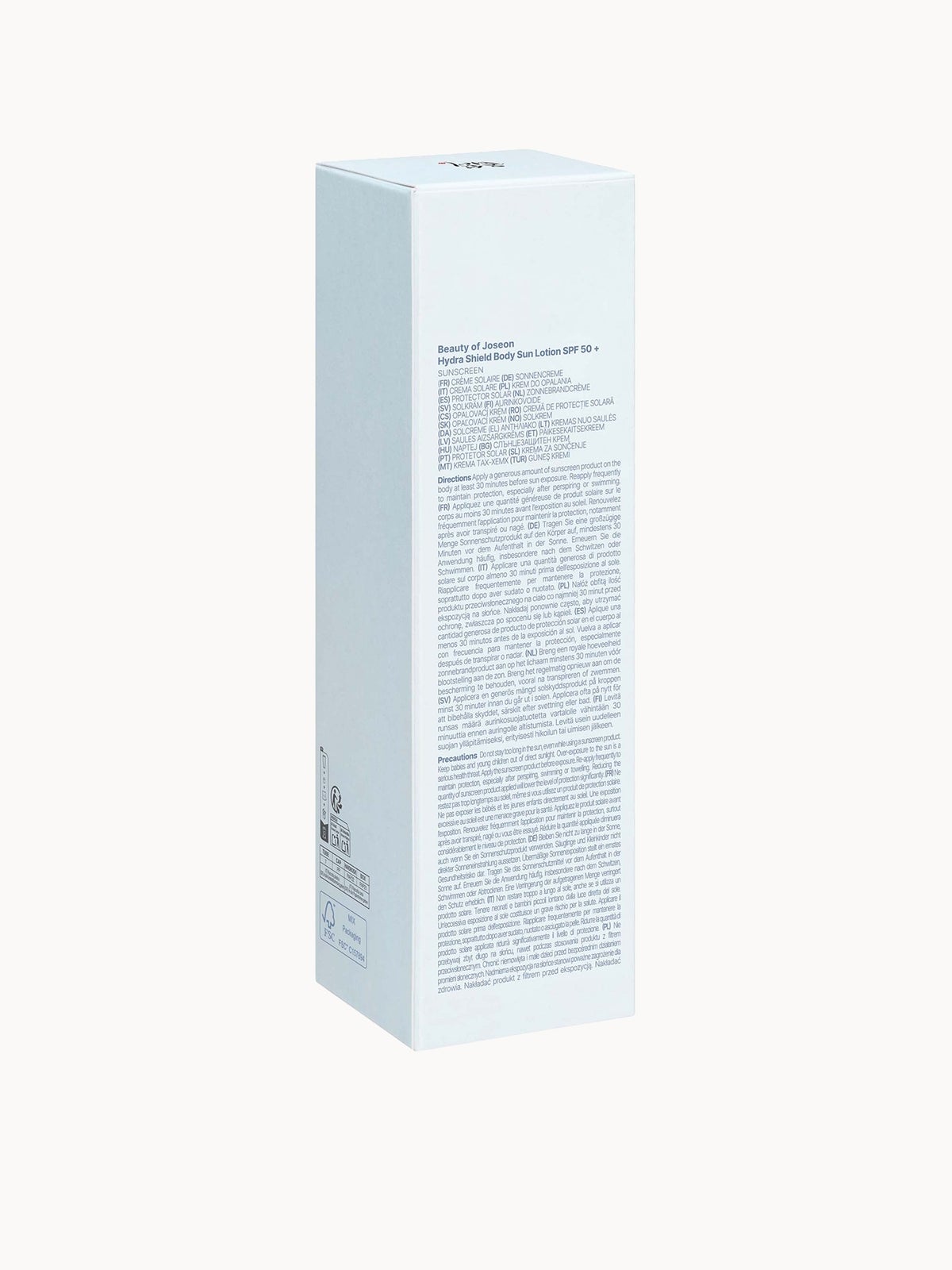 Beauty of Joseon Exclusive Hydra Shield Body Sunscreen SPF50 150ml 4