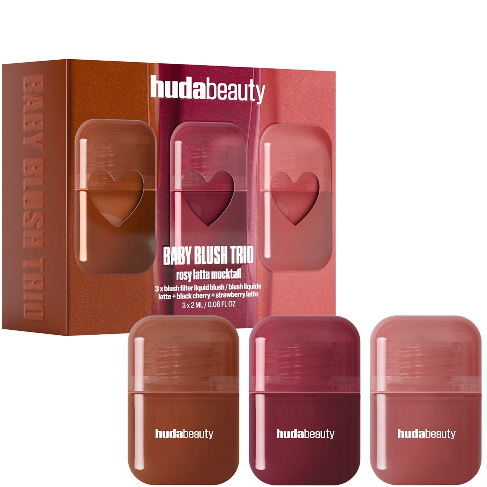 HUDA BEAUTY Baby Blush Mocktail Trio Kit