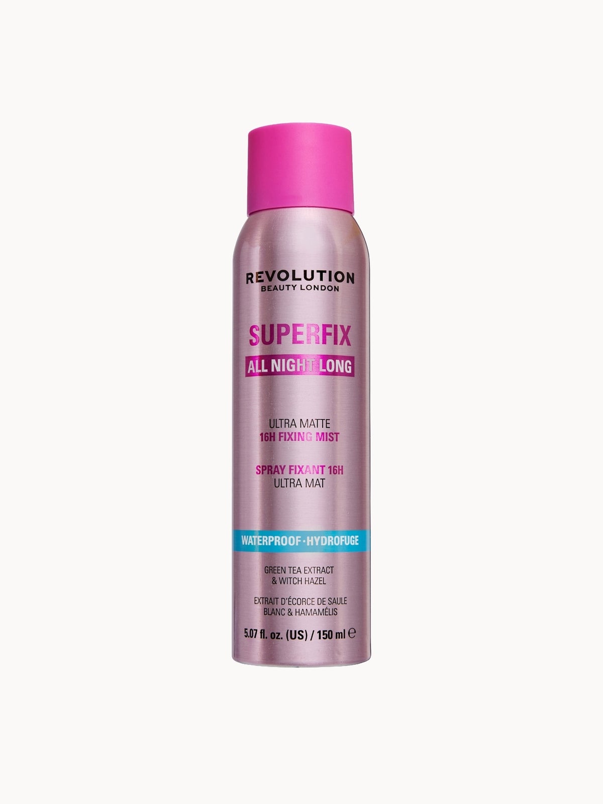 Revolution Superfix All Night Long Waterproof Fixing Mist, 150ml | Ultra-Matte Setting Spray, Up to 16 Hours - Image 3
