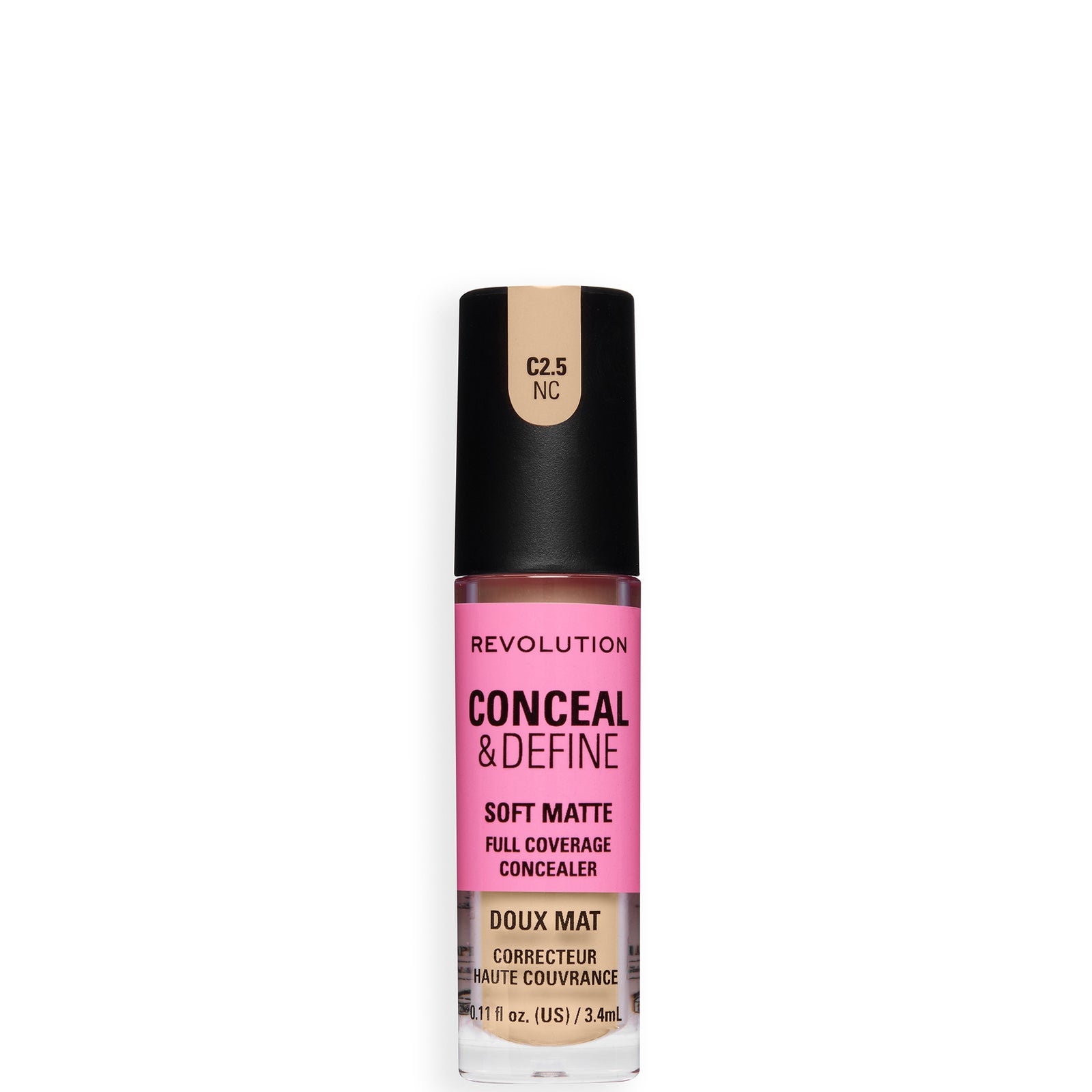 Revolution Conceal and Define Full Coverage Concealer (Various Shades) - C9W