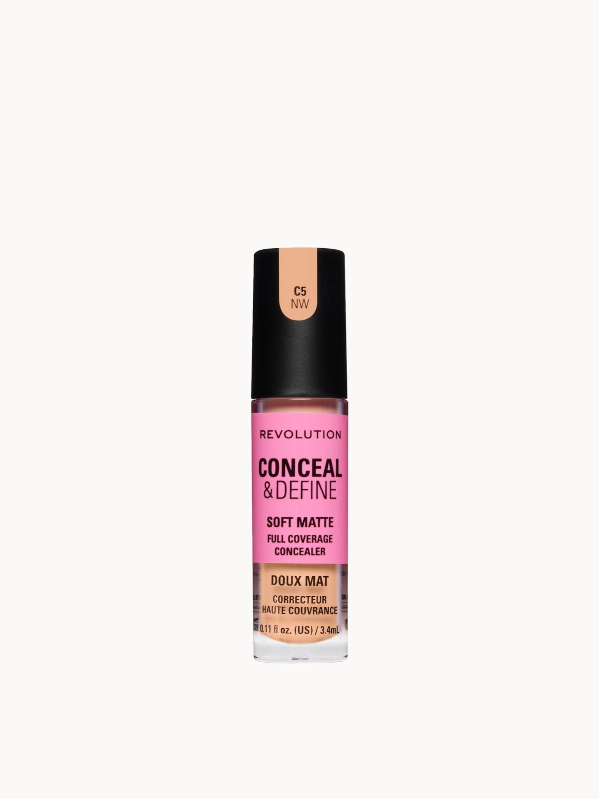 Revolution Women's C5nw Conceal & Define Full Coverage Concealer 3.4Ml In - Image 3