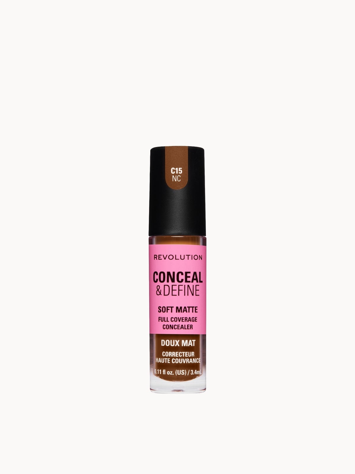 Revolution Conceal and Define Full Coverage Concealer (Various Shades) - C15NC