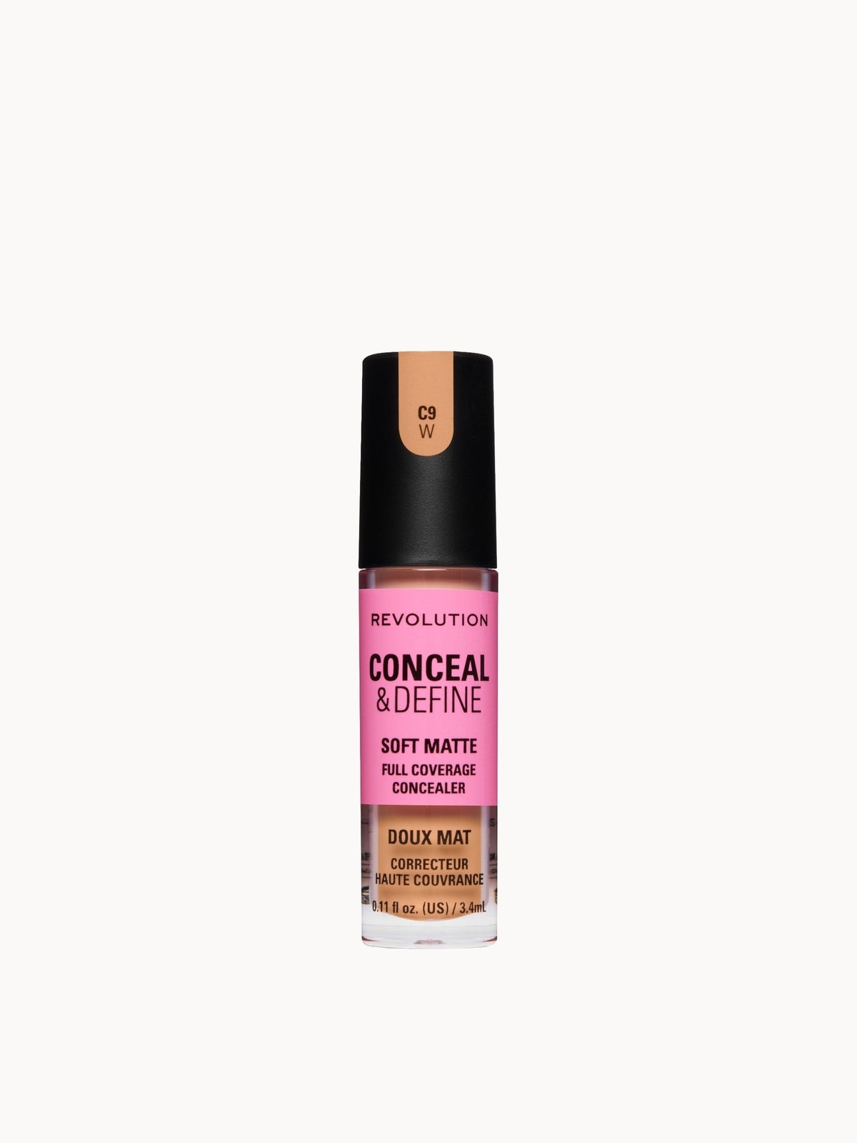 Revolution Conceal and Define Full Coverage Concealer (Various Shades) - C9W - Image 1