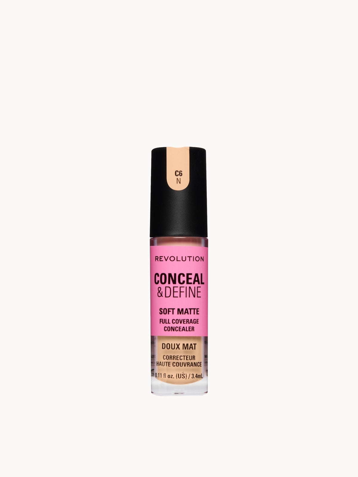 Revolution Conceal and Define Full Coverage Concealer (Various Shades) - C6N - Image 3